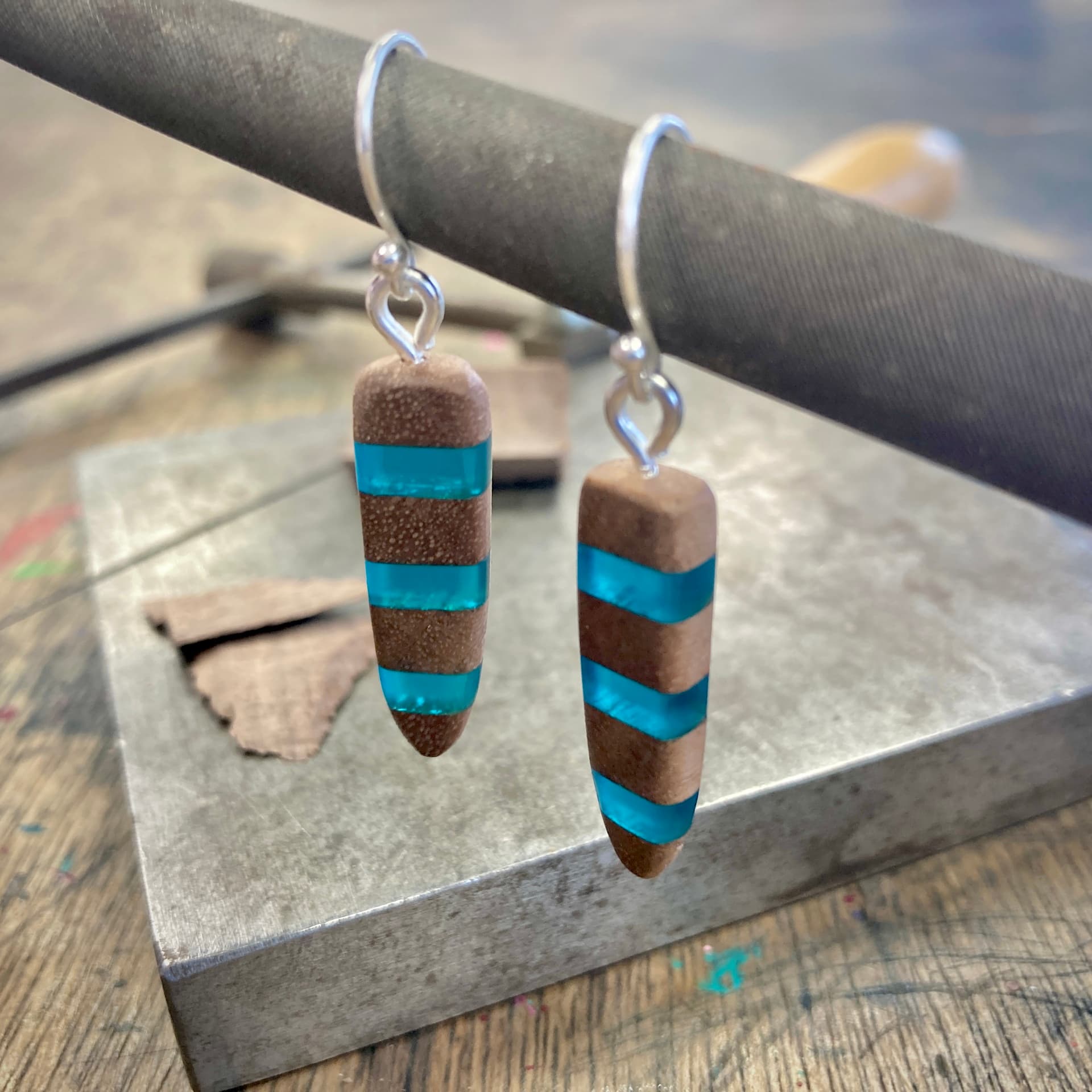 Layered Wood & Acrylic Jewellery