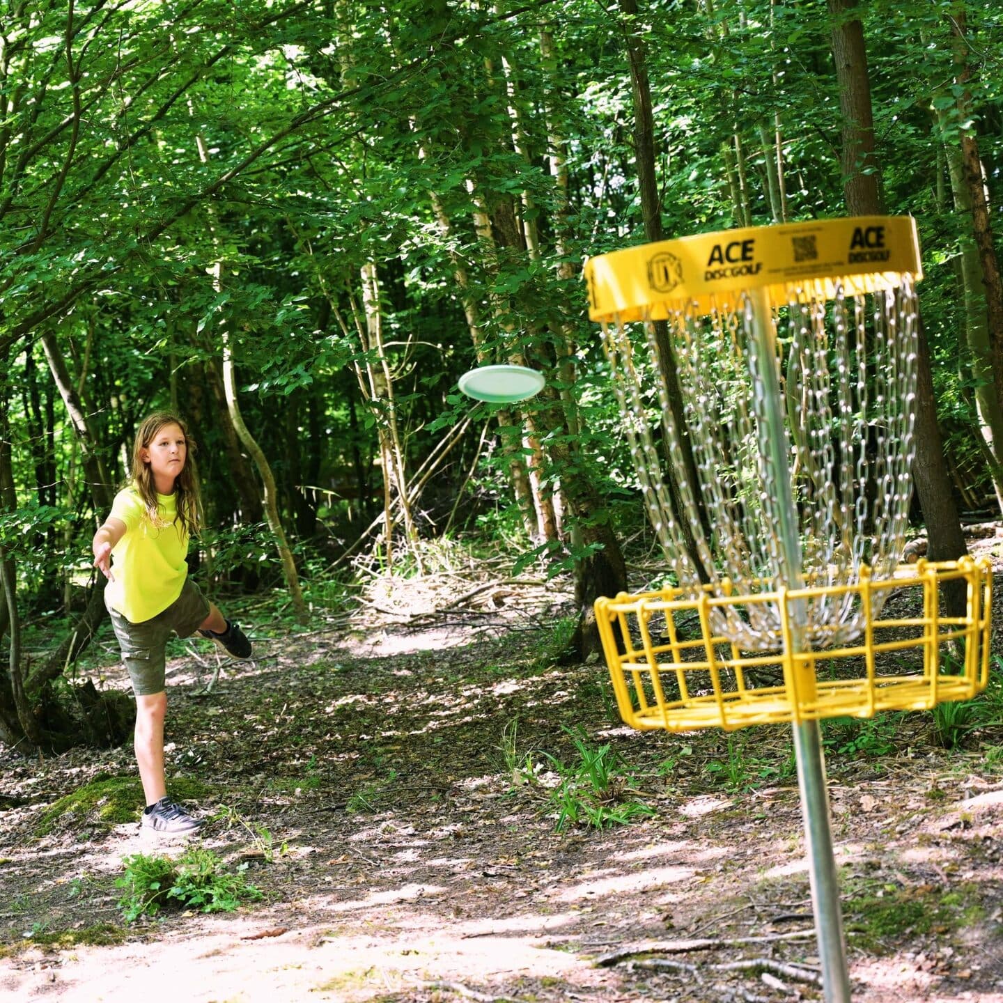 Disc Golf at Celtic Harmony Camp, Hertford