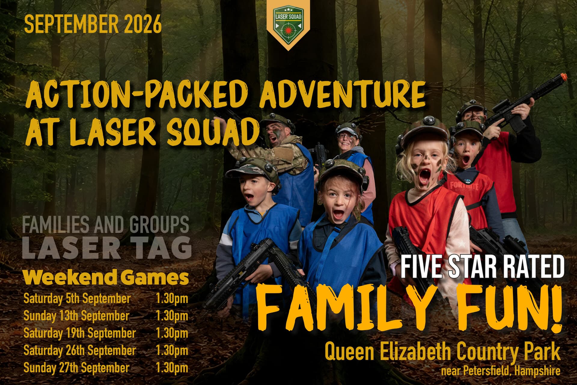 Families and Groups - Laser Tag