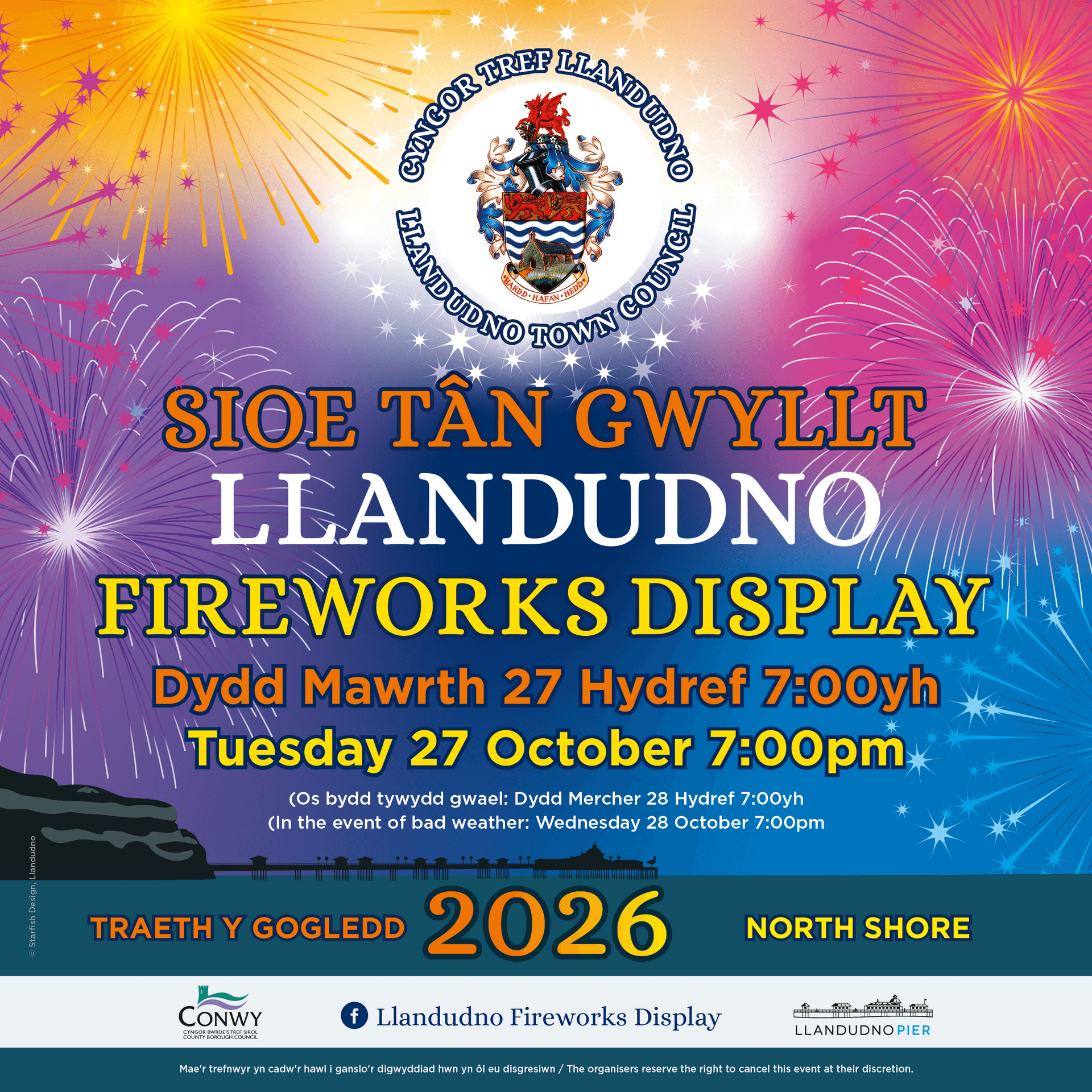 Llandudno Fireworks Display