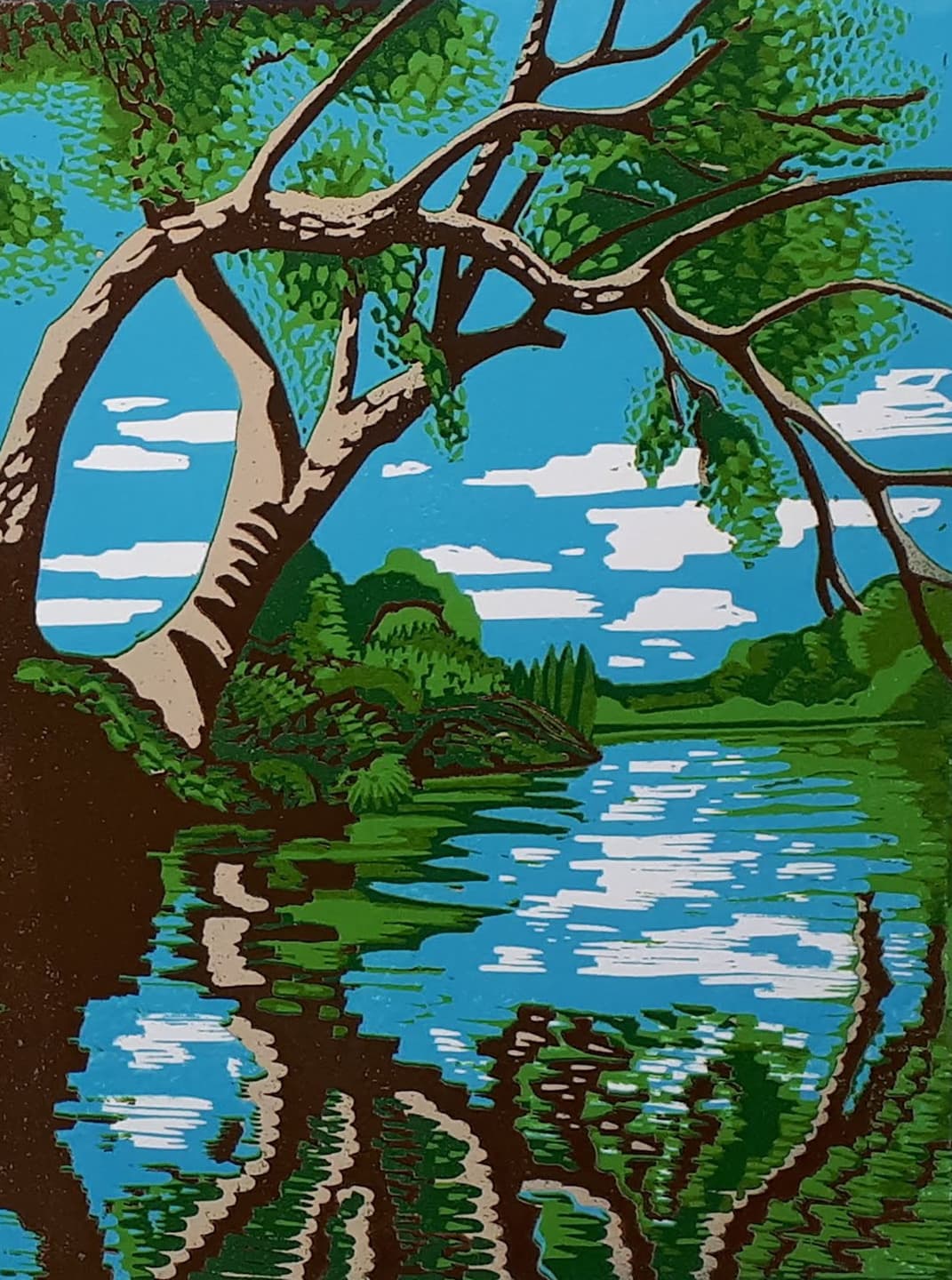 Three Day Linocut Course with Katherine Anteney – Black, White and Beyond