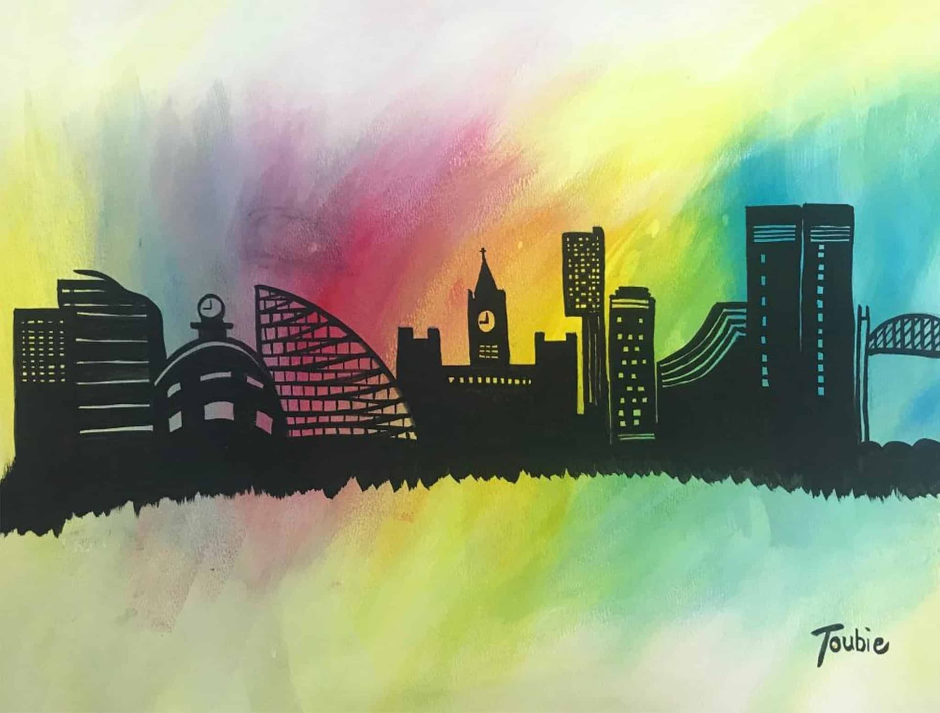 Paint a Pic: Manchester Skyline