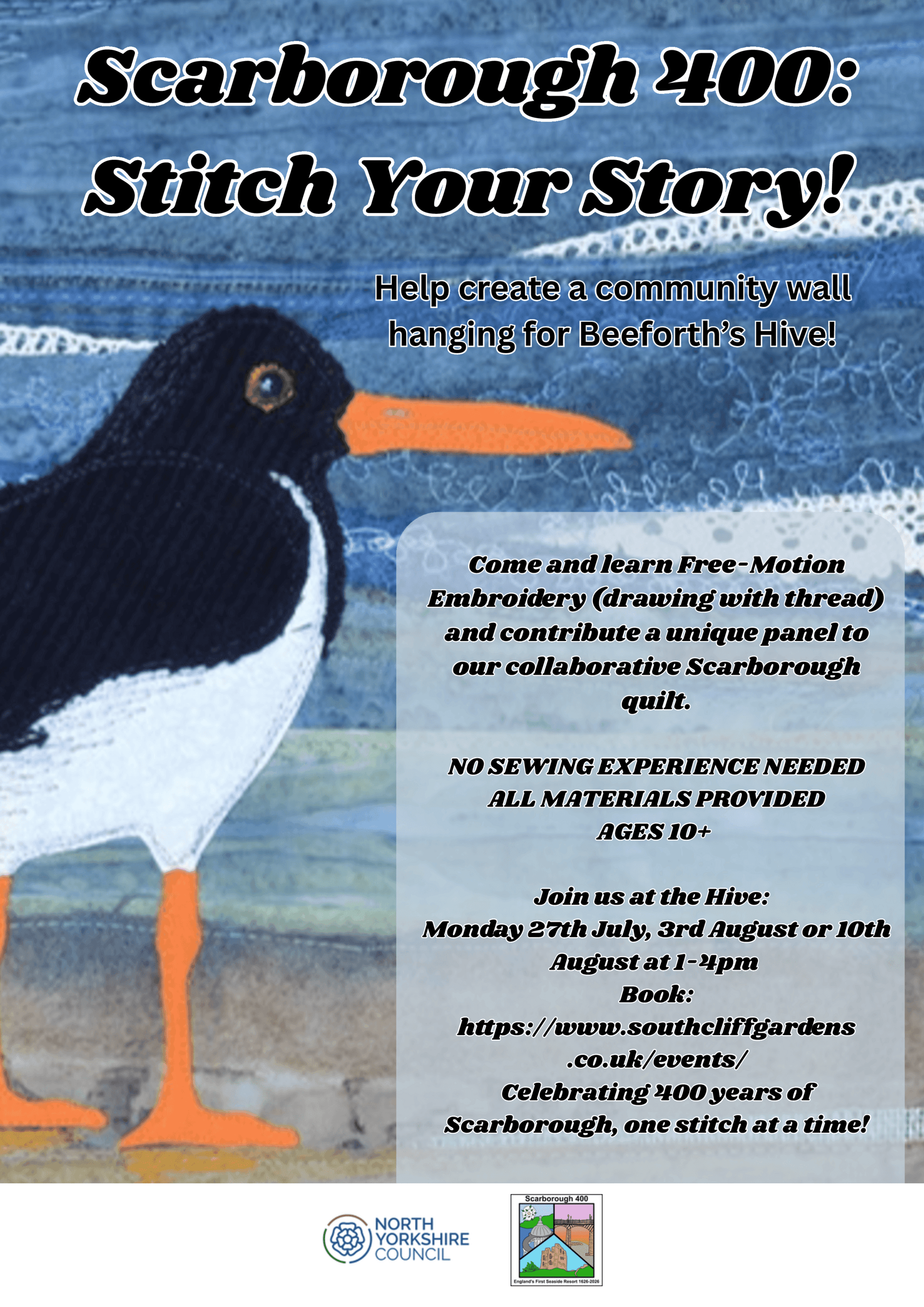 Scarborough 400: Stitch Your Story!
