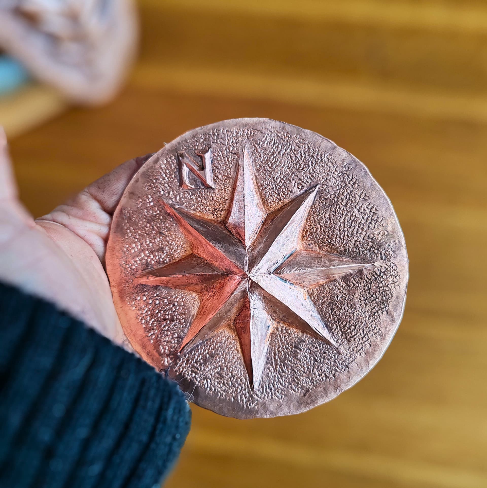 Repoussé for beginners with Hammer and Hound Forge