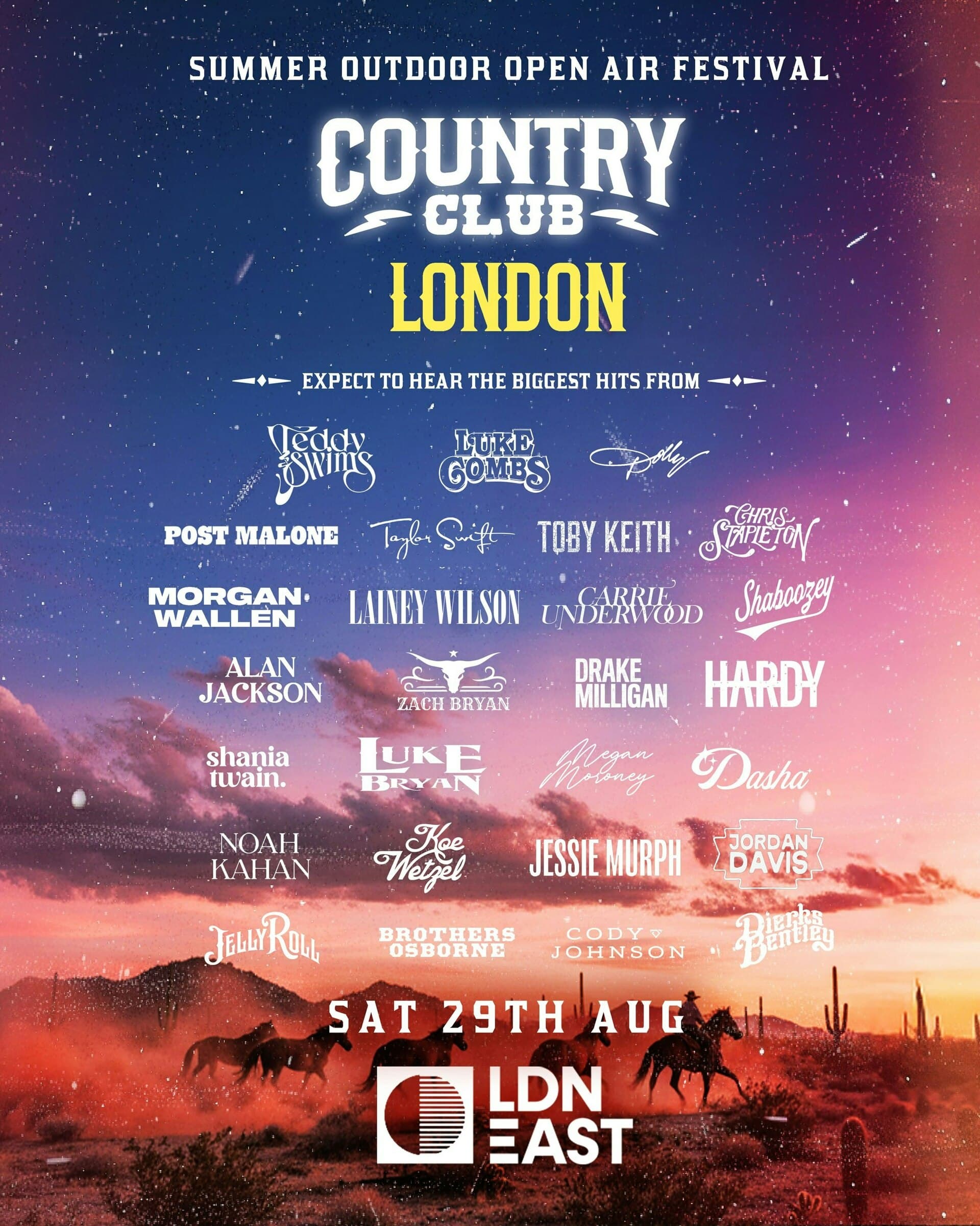 Country Club - Outdoor Country Music Festival - London