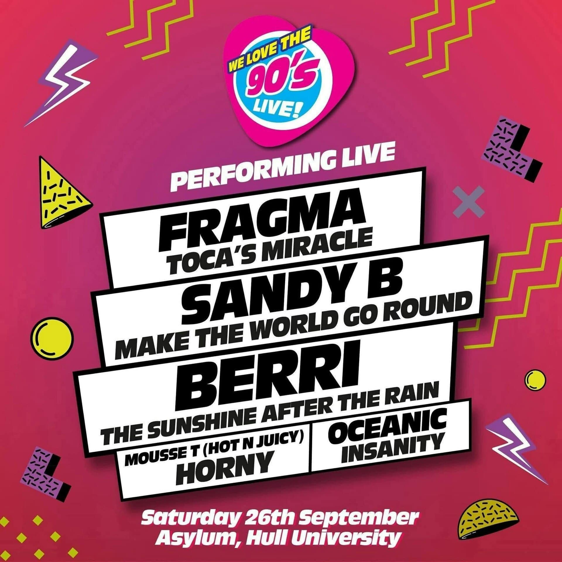 We Love The 90s Live