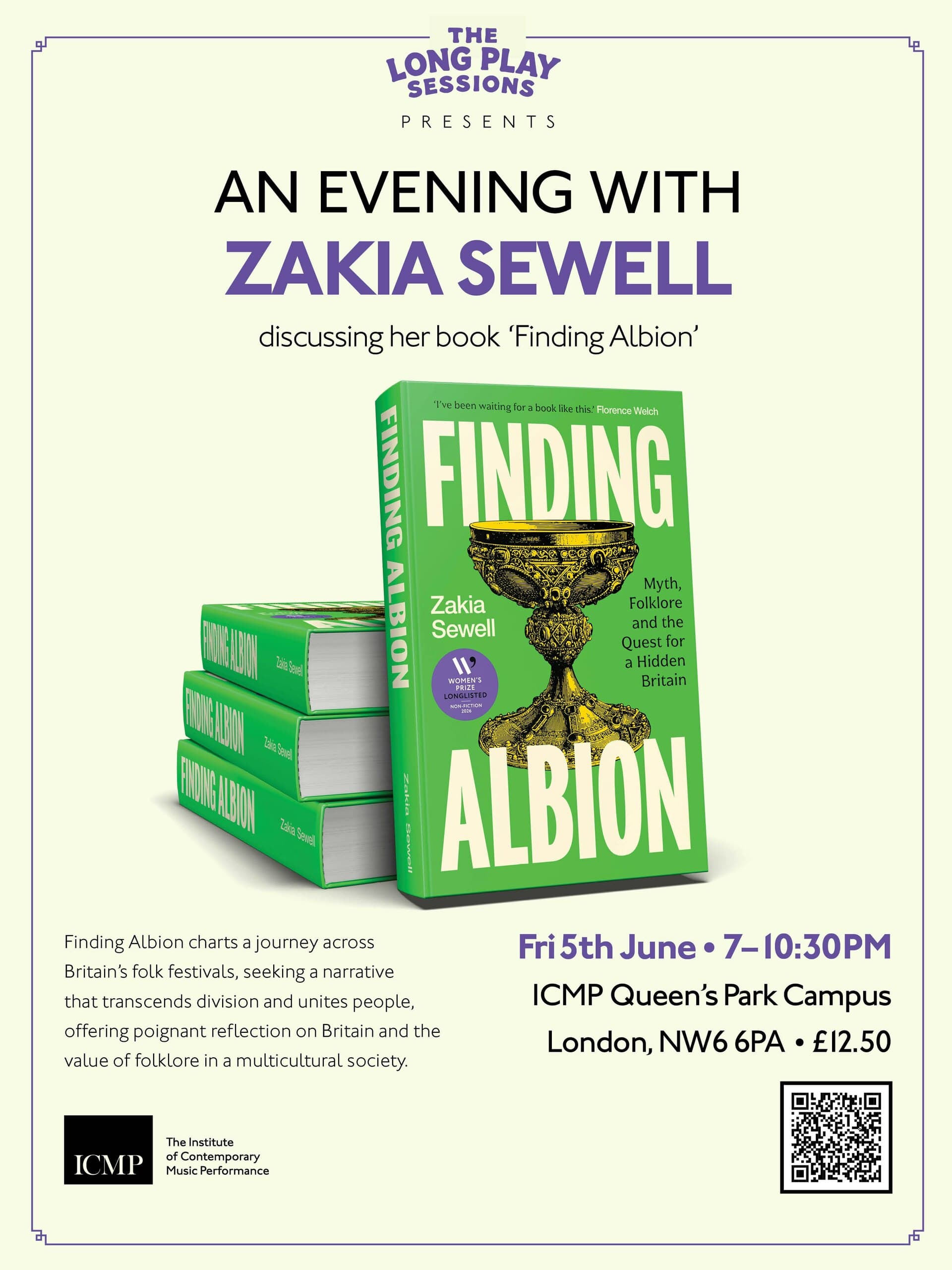The Long Play Sessions: Zakia Sewell With 'finding Albion'