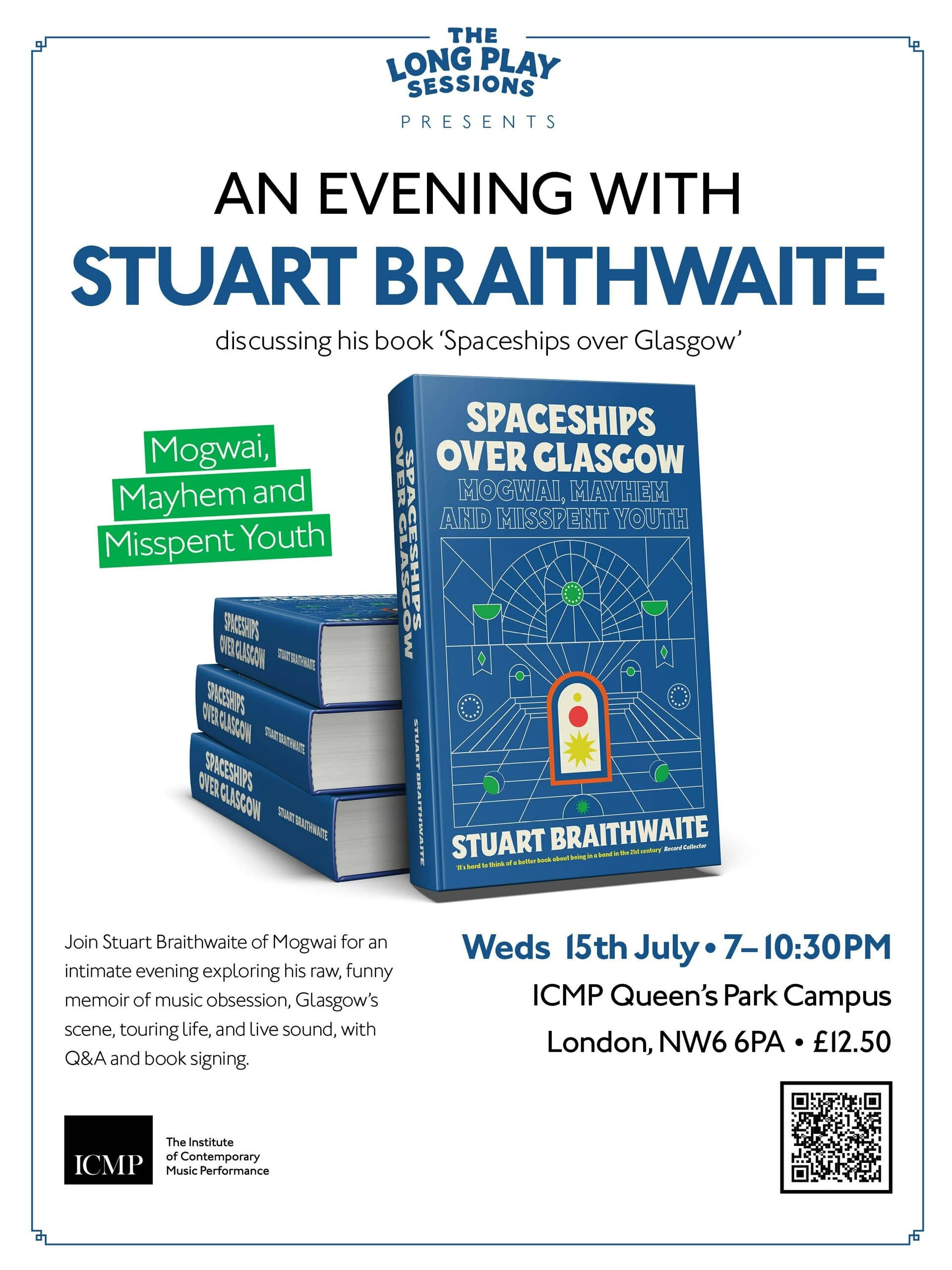 The Long Play Sessions : Stuart Braithwaite With Spaceships Over Glasgow
