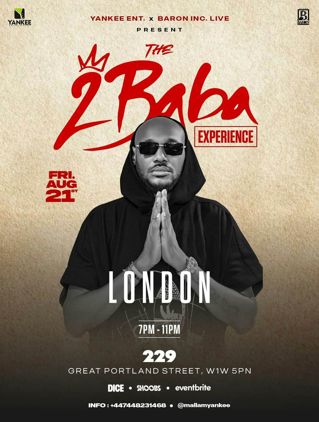 2baba Experience! London