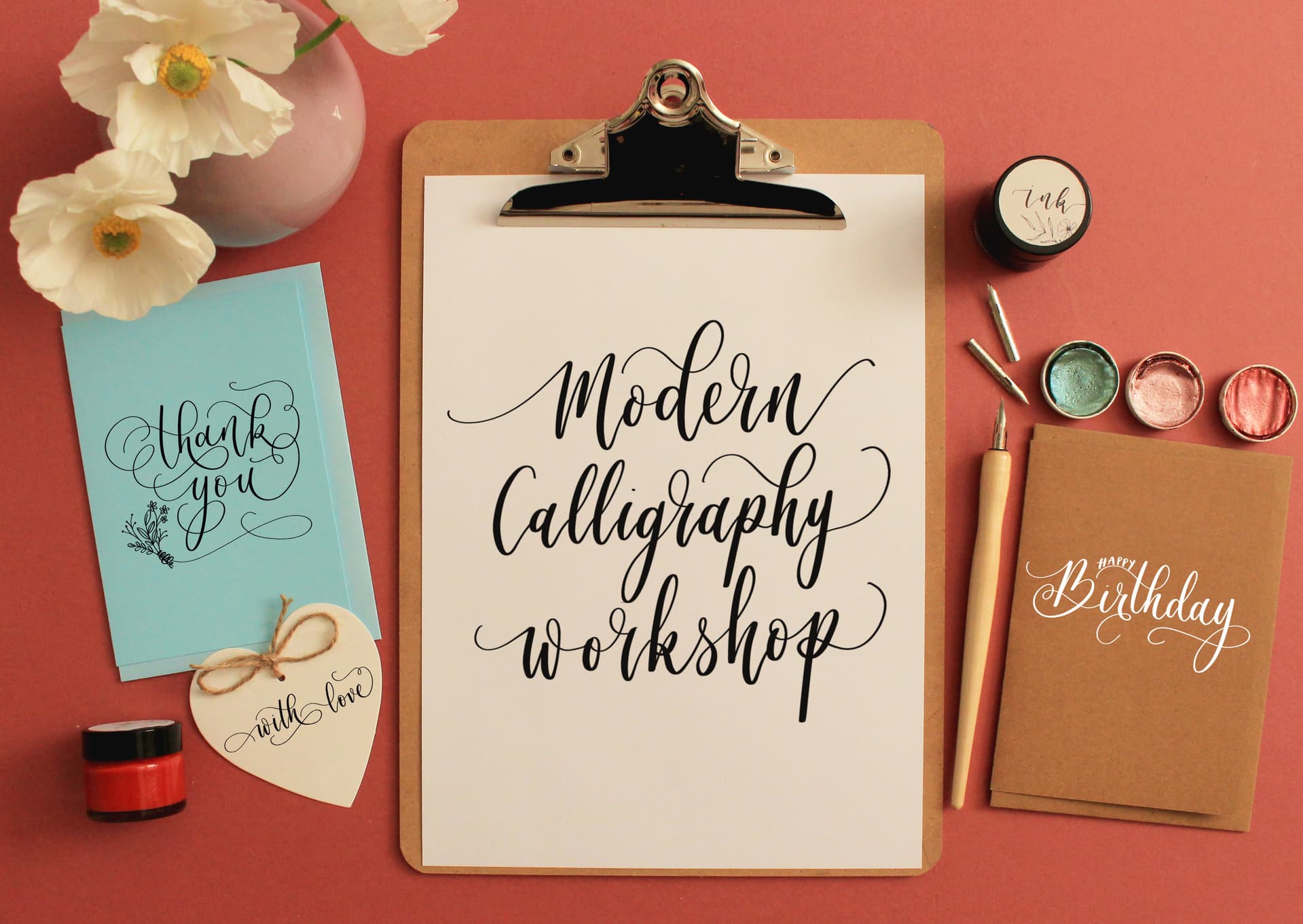 Beginners Dip Pen Modern Calligraphy Workshop