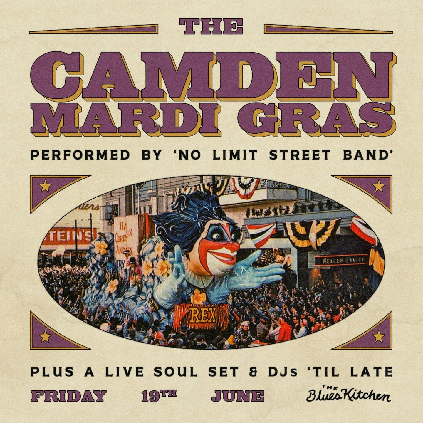 Camden Mardi Gras: No Limit Street Band Takeover