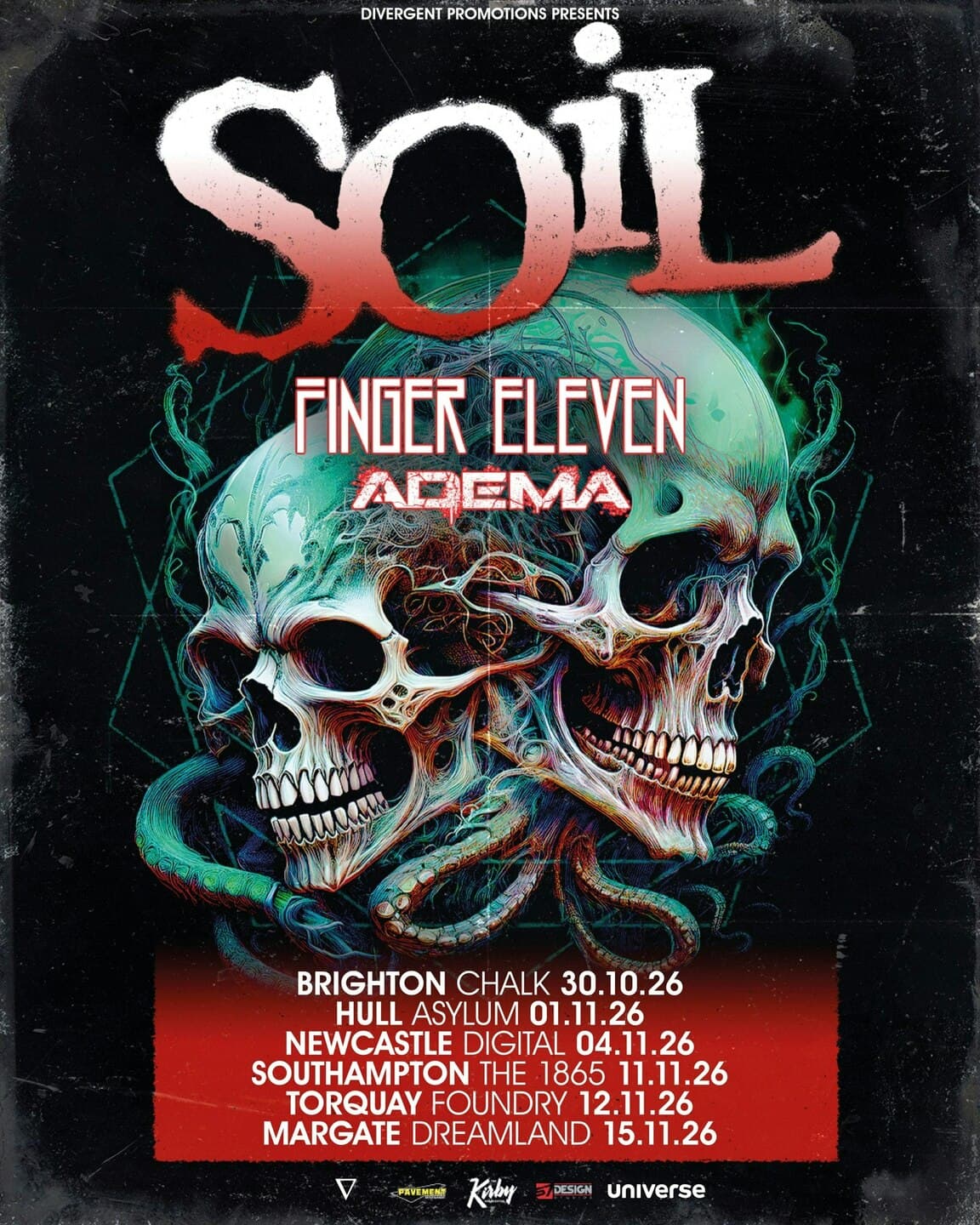 Soil With Finger Eleven And Adema