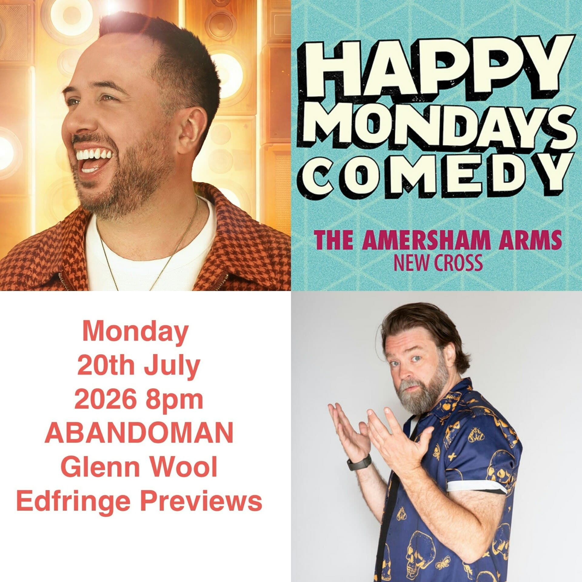Abandoman , Glenn Wool Edfringe Double Bill