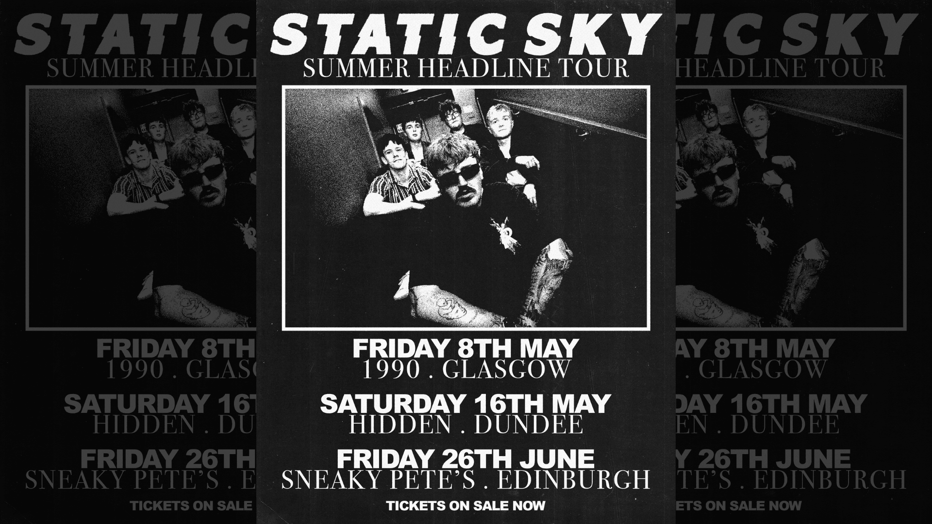 Staged Live & Under The Surface Present Static Sky + Sports Day + Samsara @ Sneaky Pete's, Edinburgh