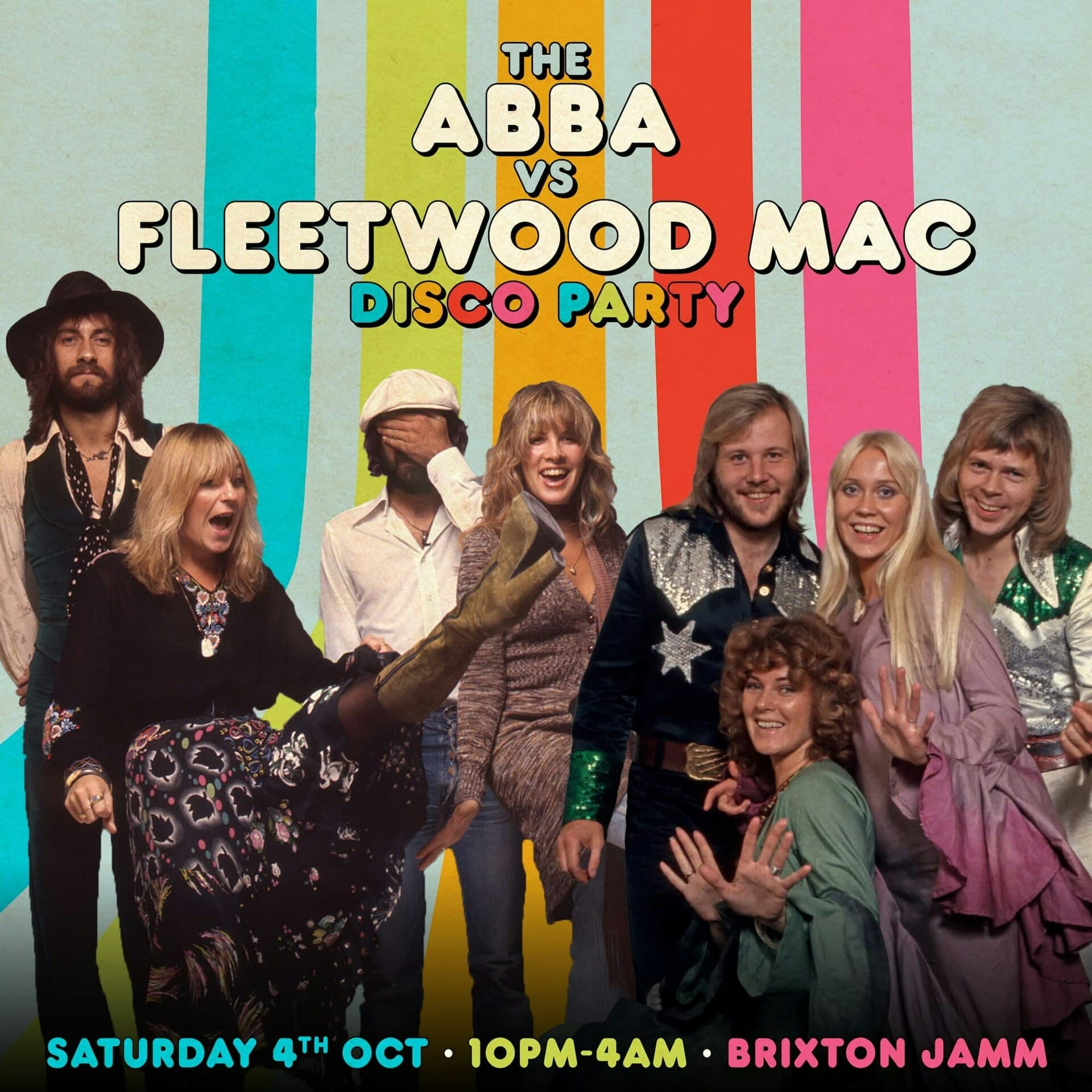 Abba v Fleetwood Mac Disco Party