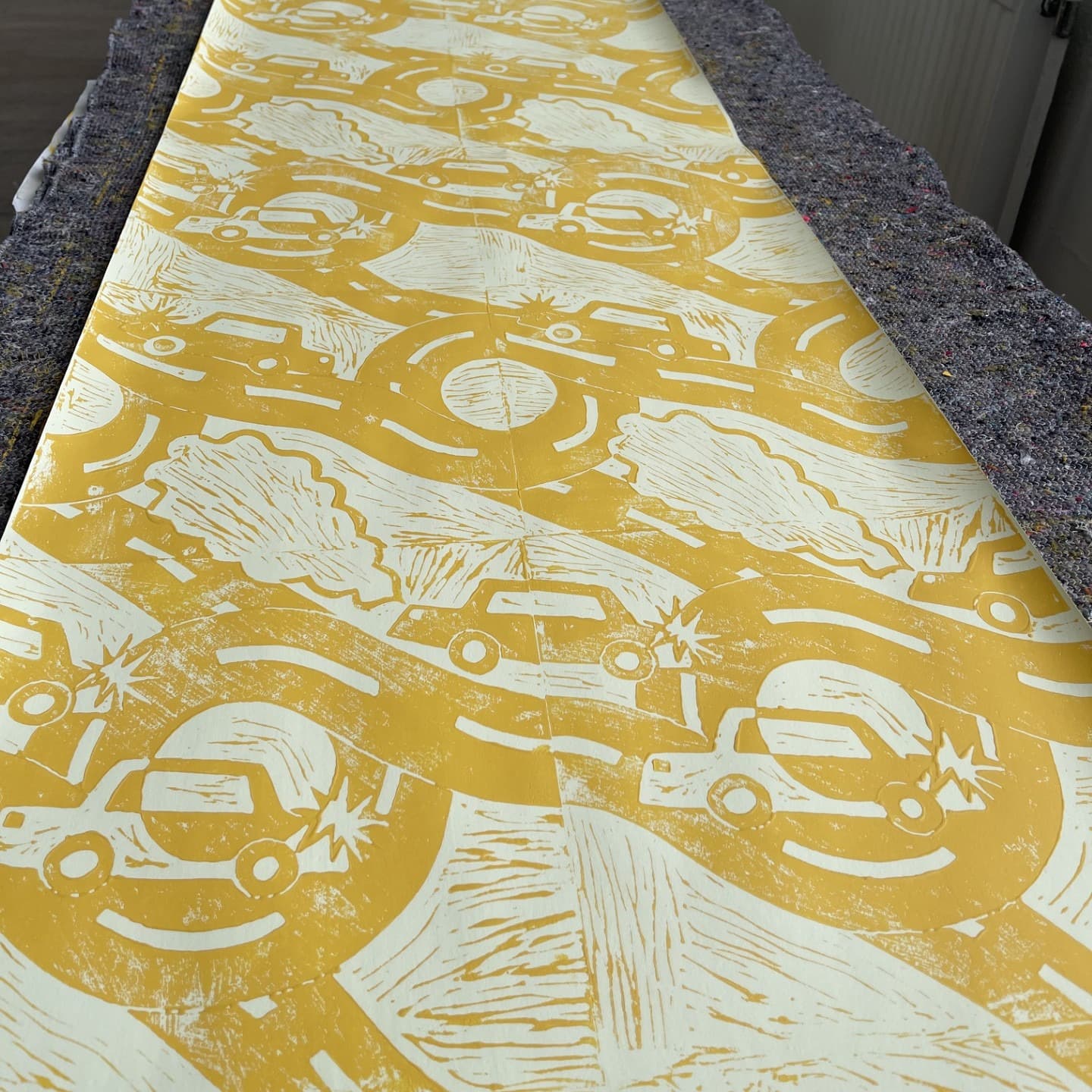 Lino Printing Wallpaper Workshop