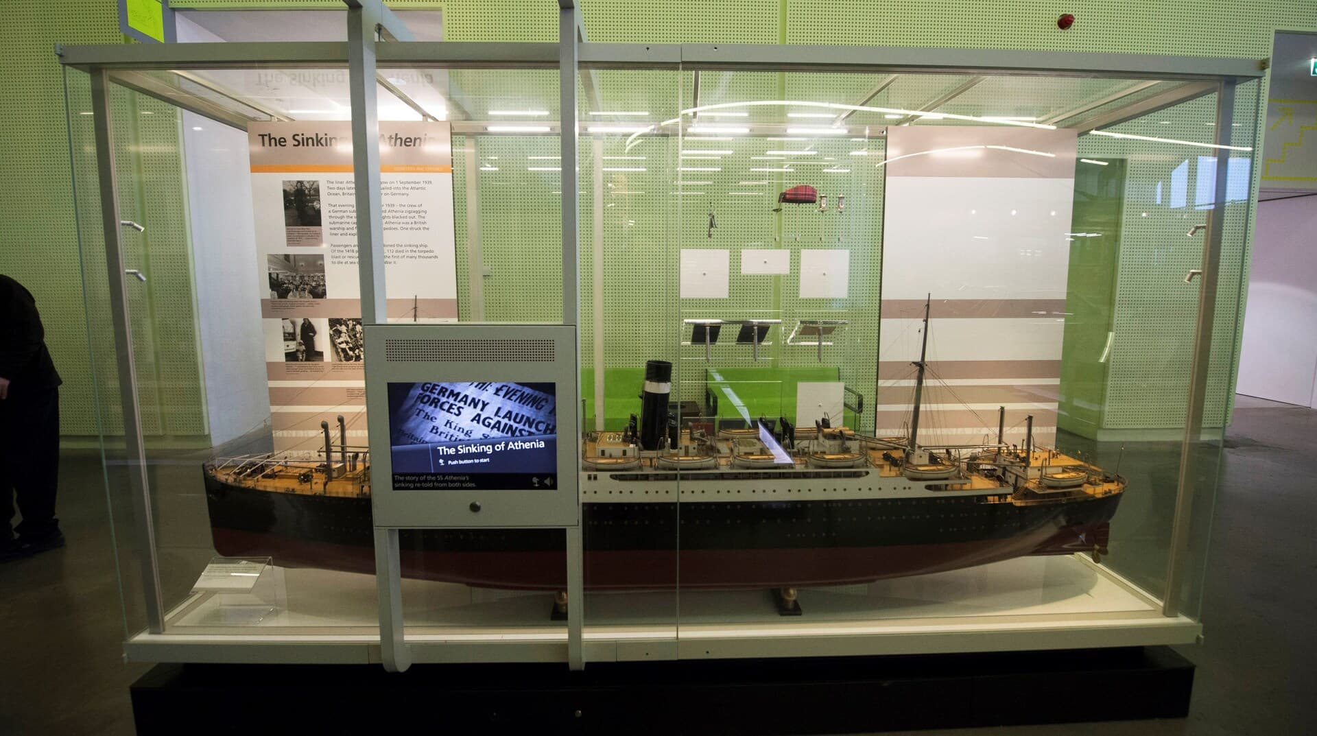 Treasured Shoe Added to Athenia Display on 80th Anniversary of The Sinking