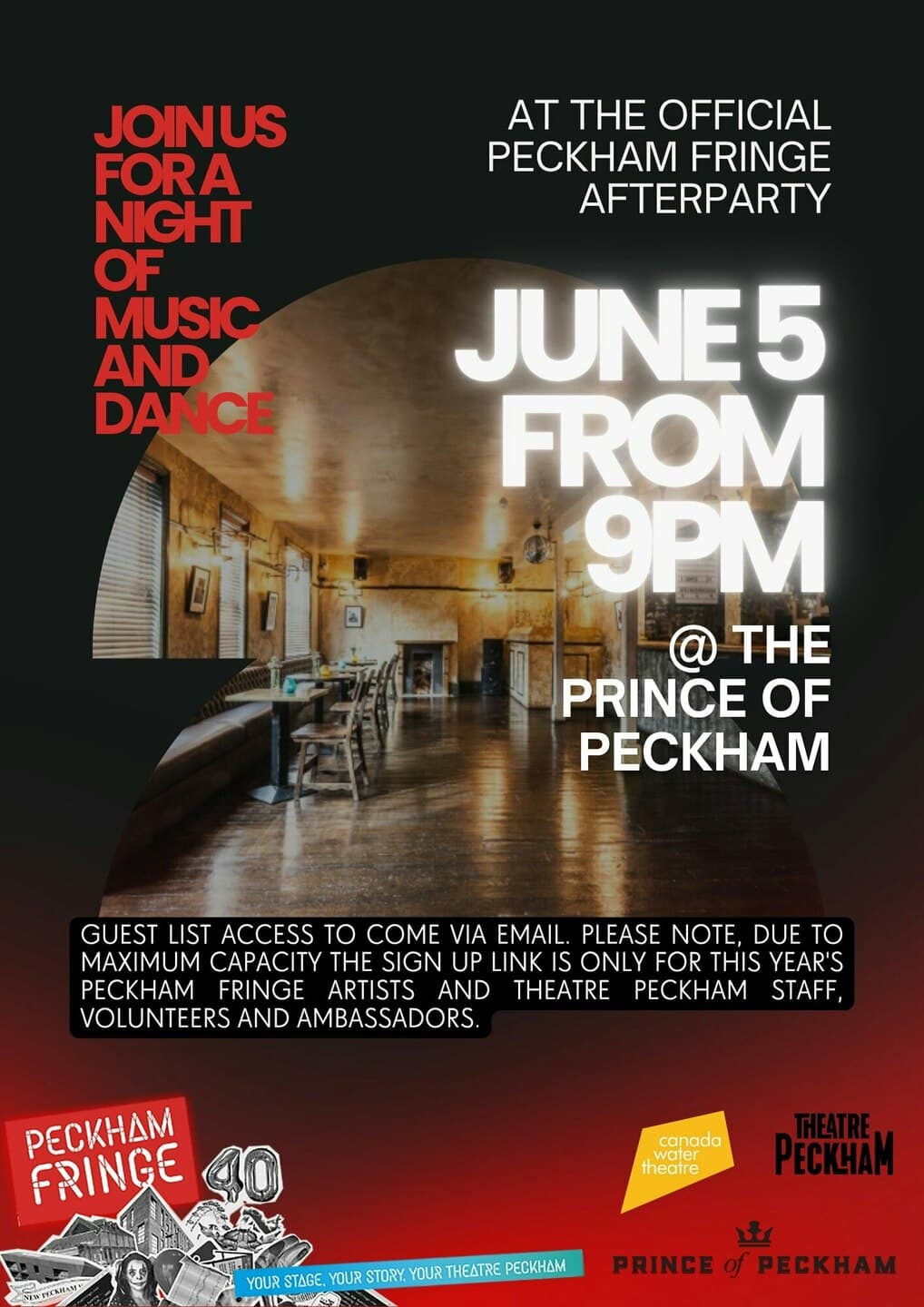 Theatre Peckham Wrap Party
