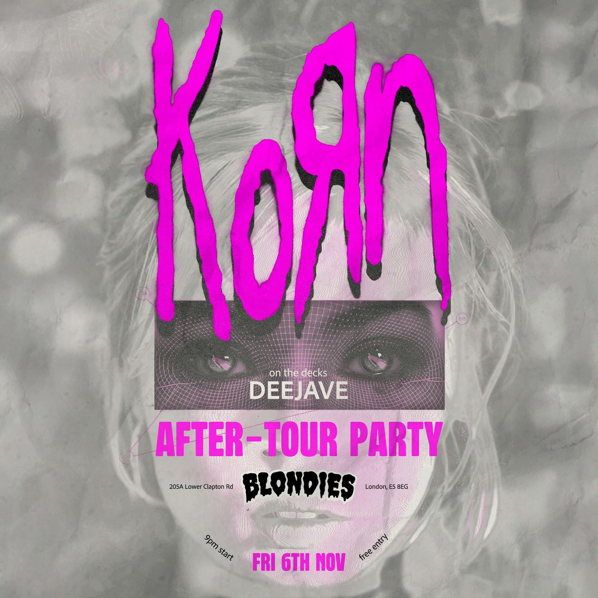 Korn | London | After Tour Party // Free Entry