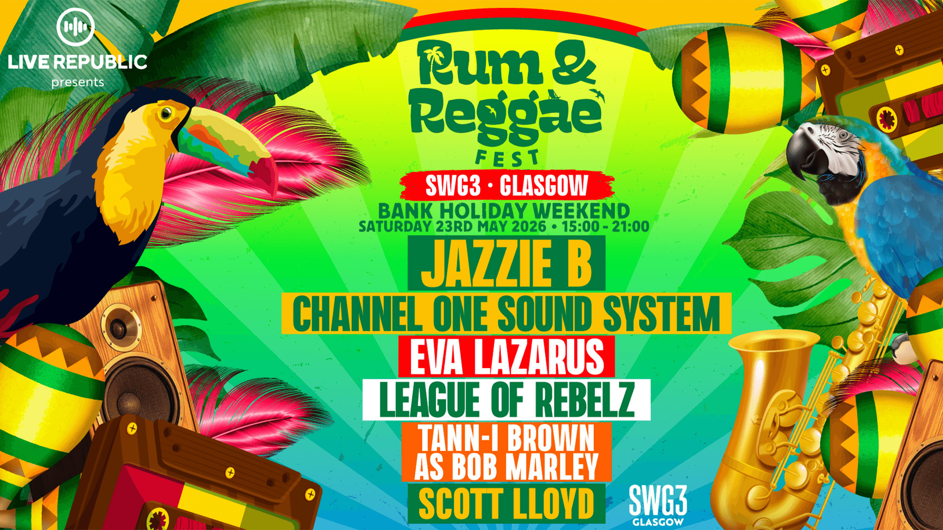 Jazzie B, Channel One Sound System, The League Of Rebelz