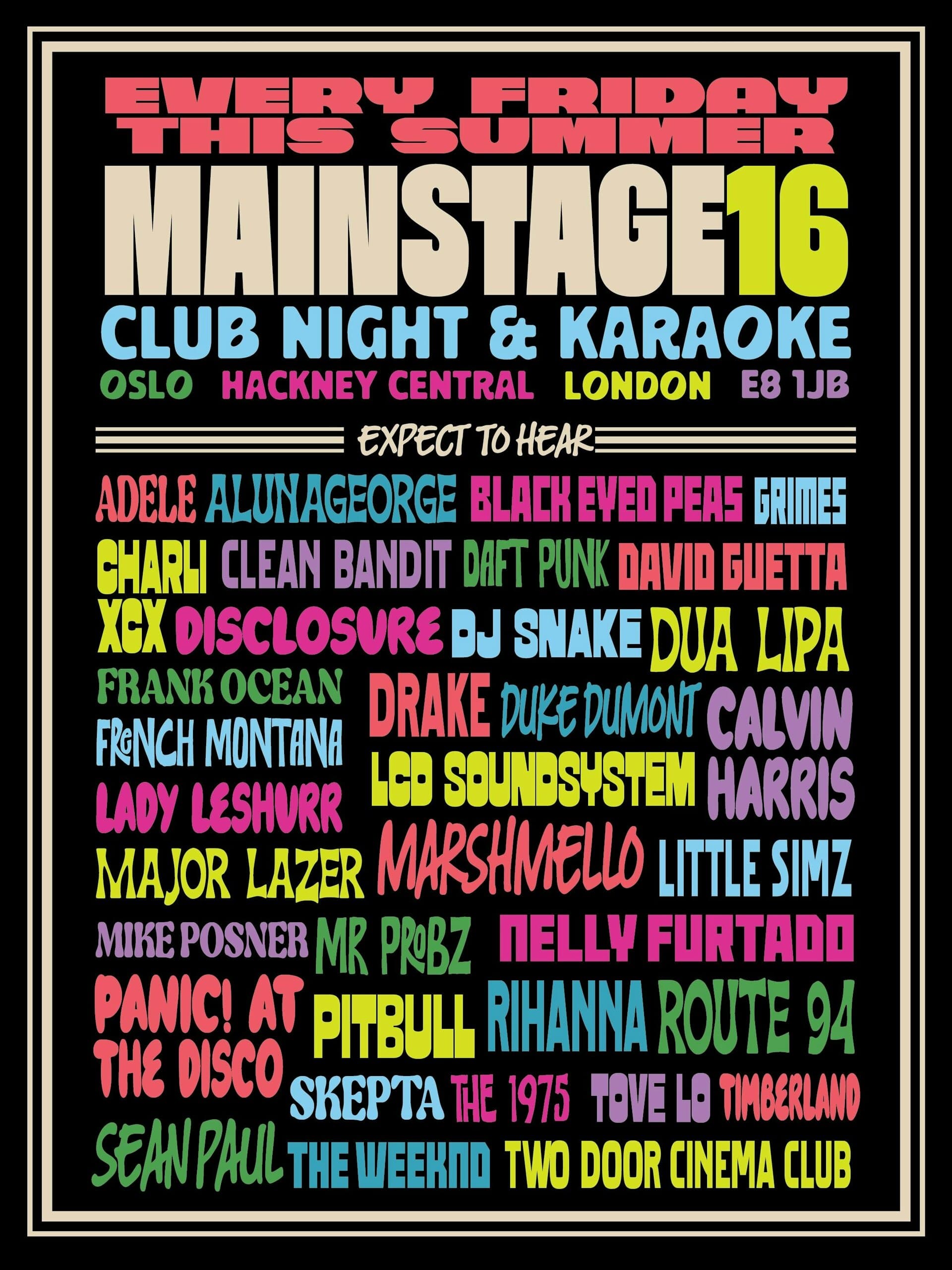 Mainstage16 - All Your Favourite Hits From Summer 2016.