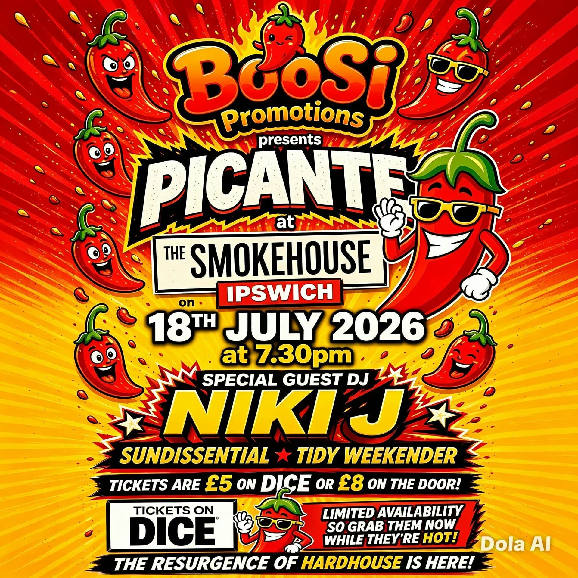 Picante: Niki J/johnny G/eighty Hd/dj Spud