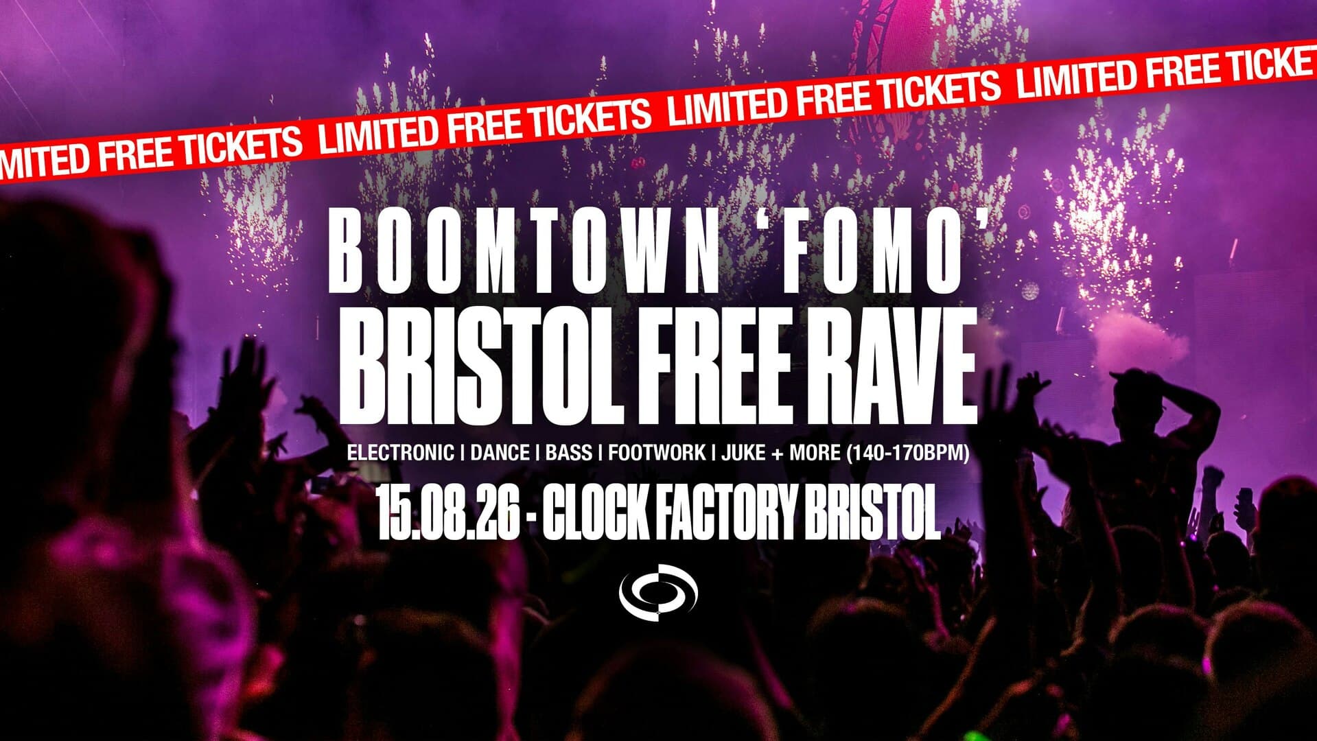 'BoomNotTown' FREE Rave