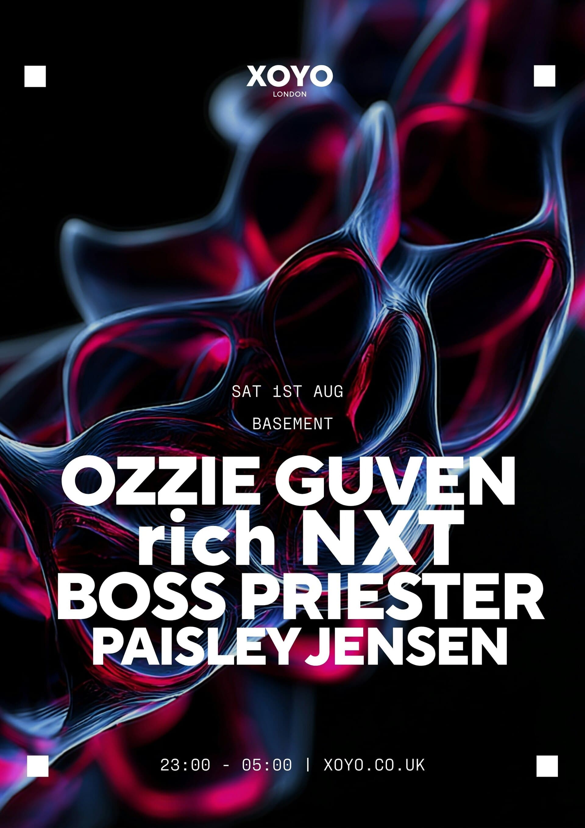 Ozzie Guven, Rich NXT, Boss Priester & Paisley Jensen