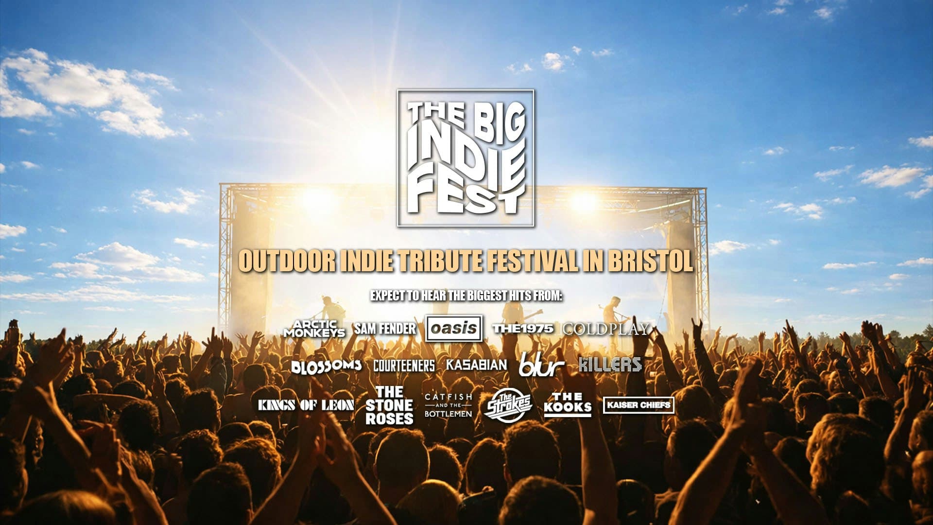 Outdoor BIG Indie Tribute Festival in Bristol!