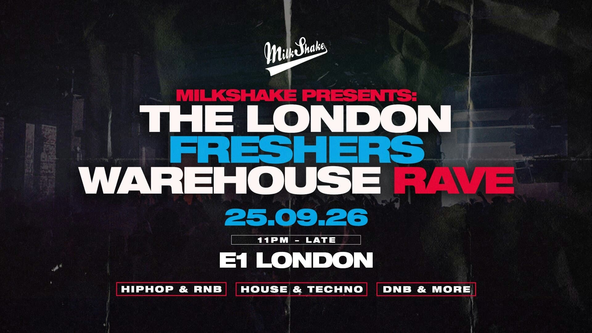 The Freshers Warehouse Rave