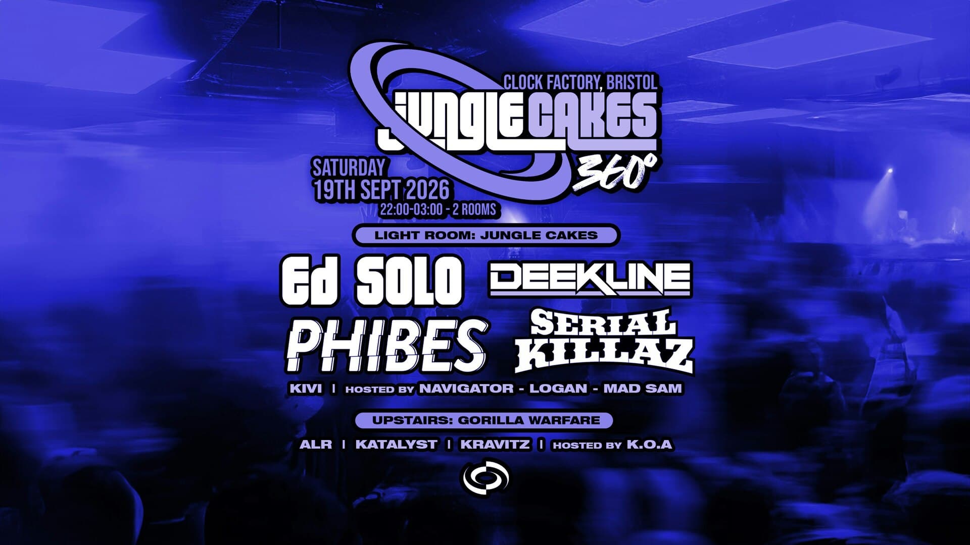 Jungle Cakes Bristol 360°: Ed Solo, Deekline, Phibes & More