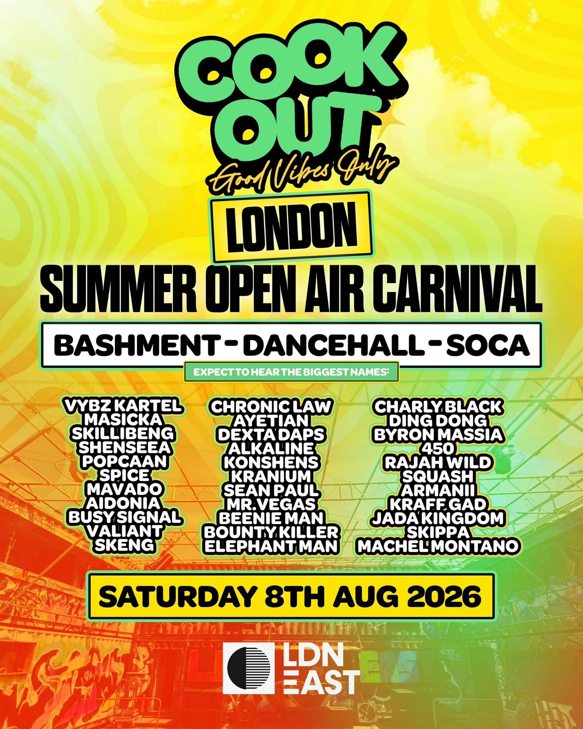 Cookout - Open-Air Summer Festival - Ldn East - London