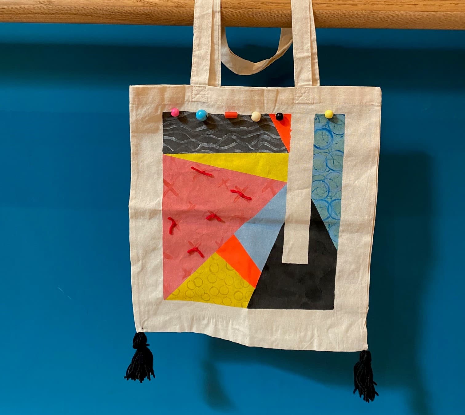 Summer Art Club: Paint and Print Tote Bag