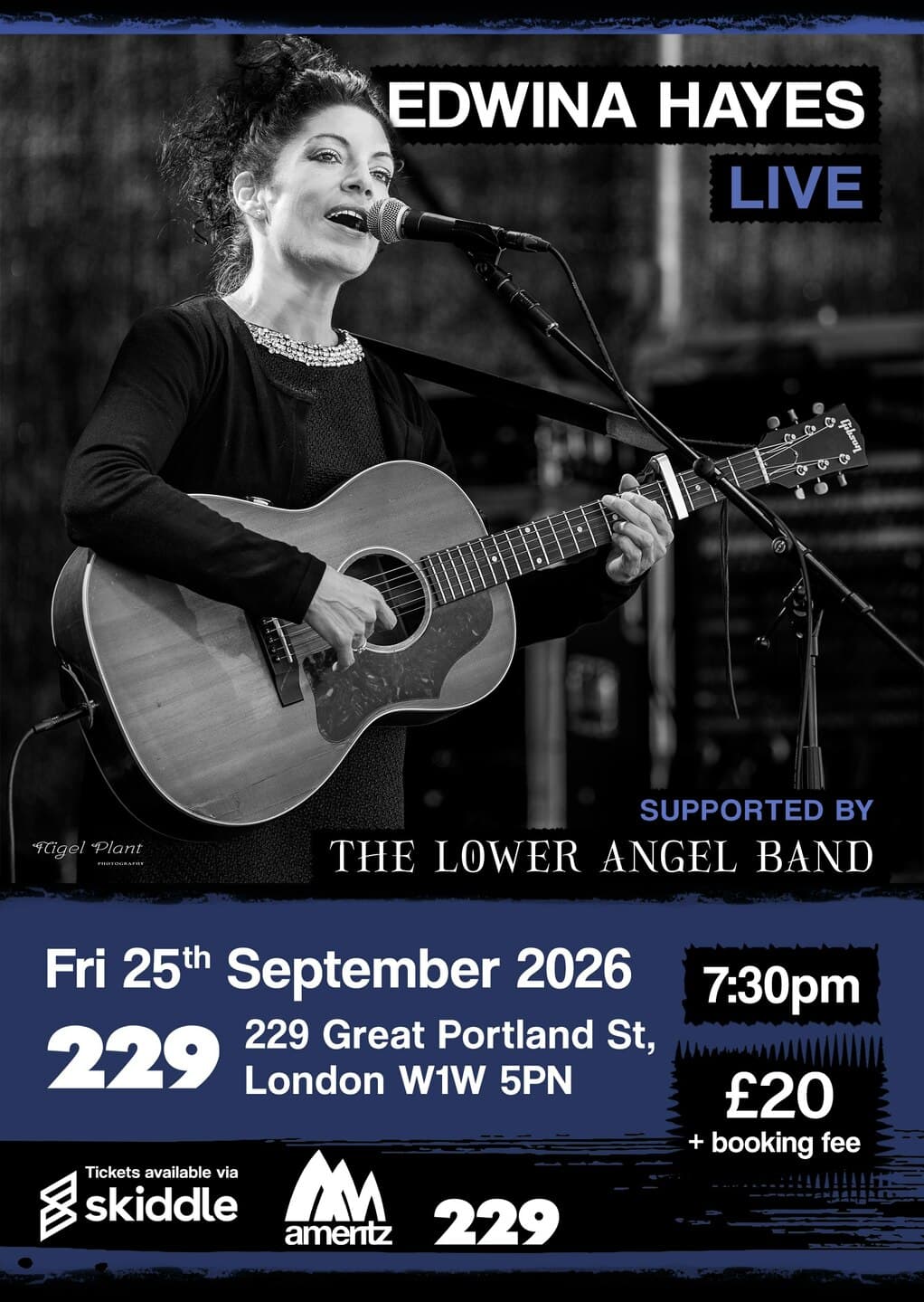 Edwina Hayes, with The Lower Angel Band