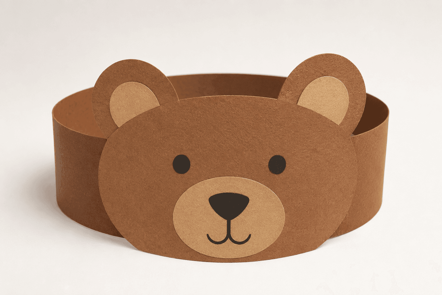 Under 5s 'We're Going on a Bear Hunt' headband craft