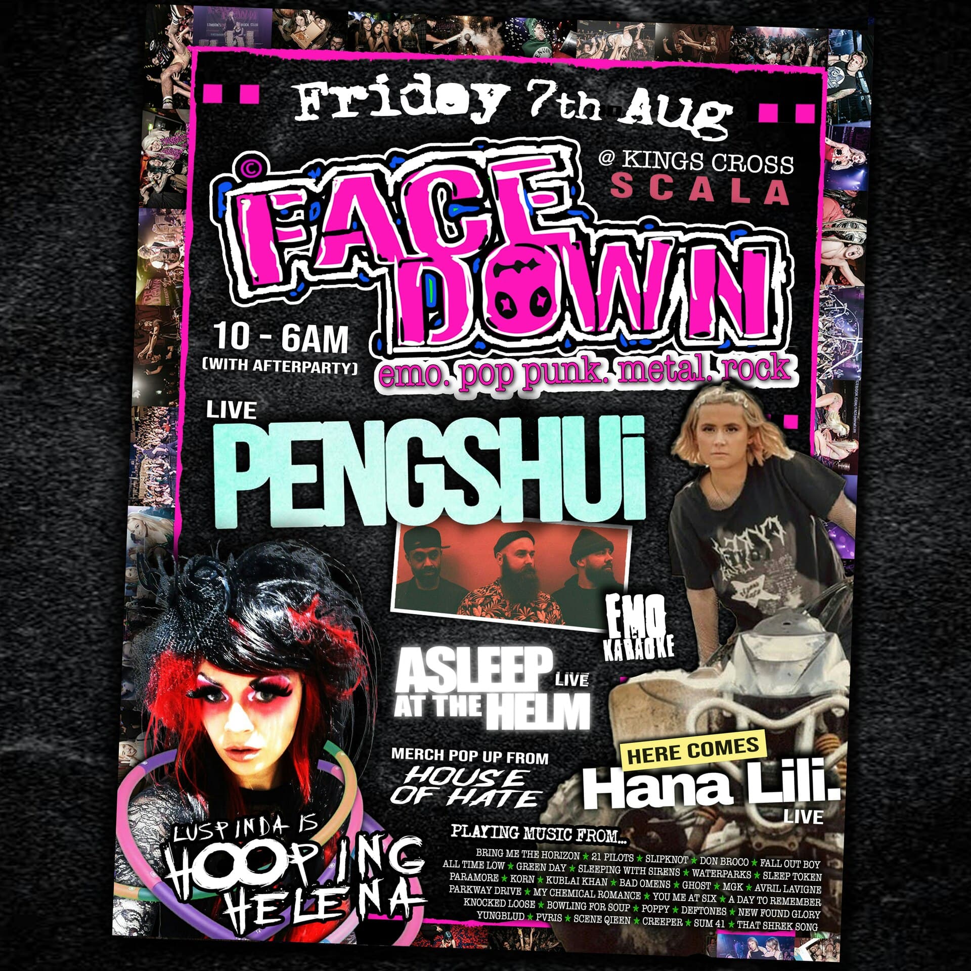 Face Down - Pop Punk, Metal, Emo Night London