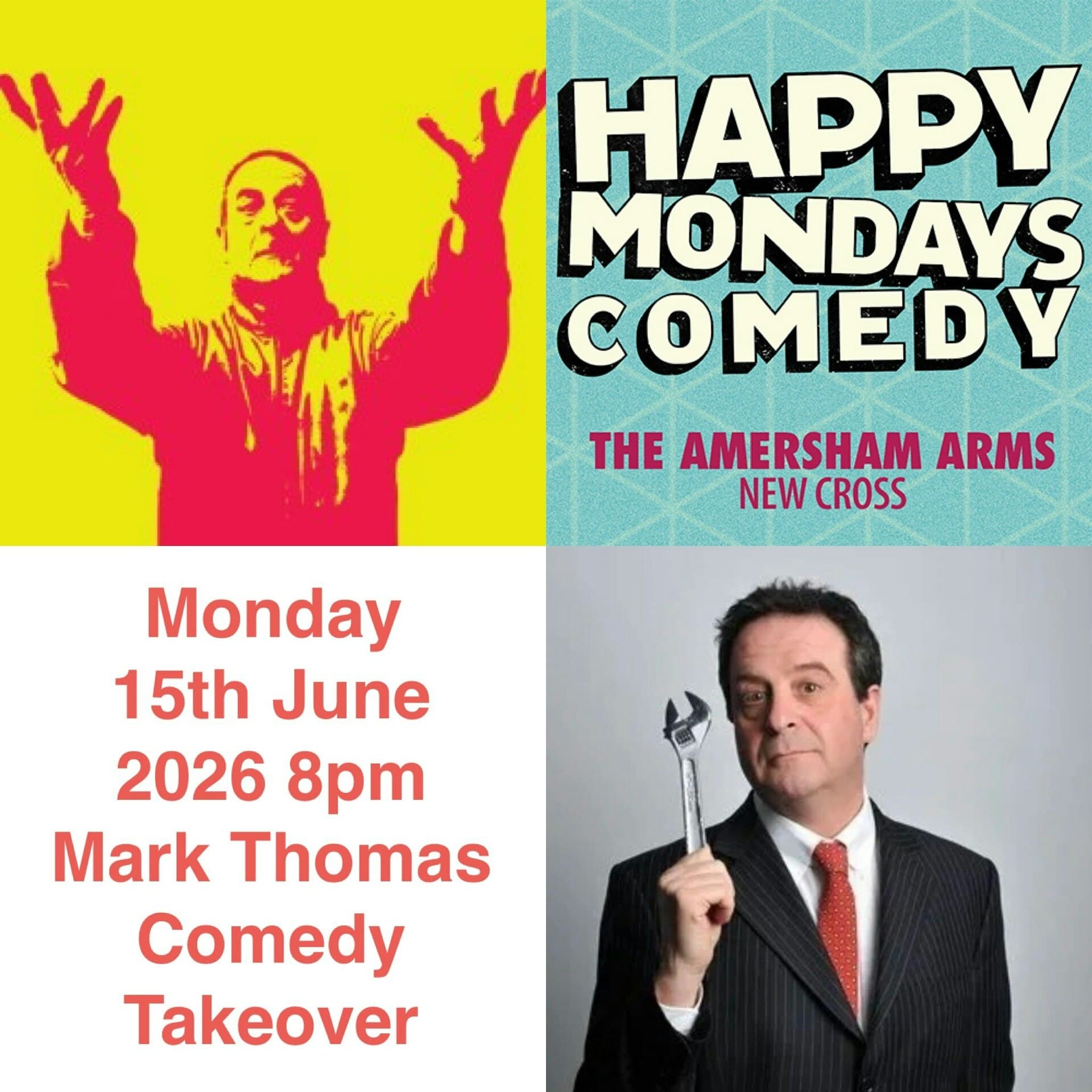 Happy Mondays Comedy