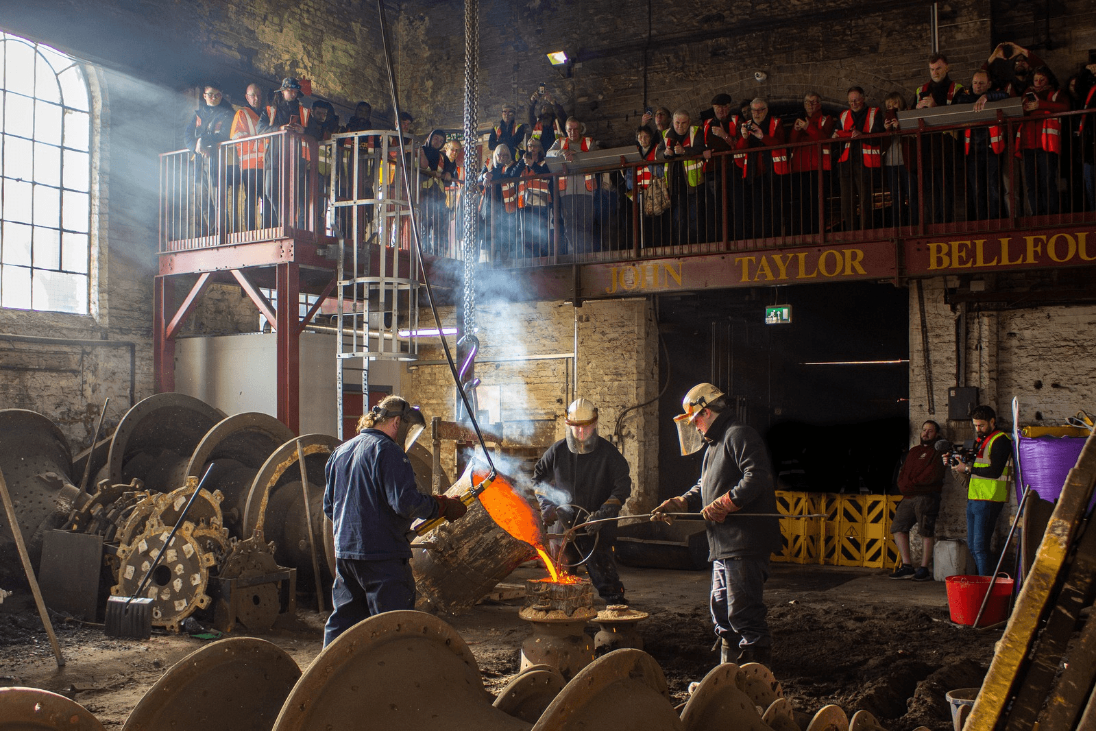 Loughborough Bellfoundry Tour