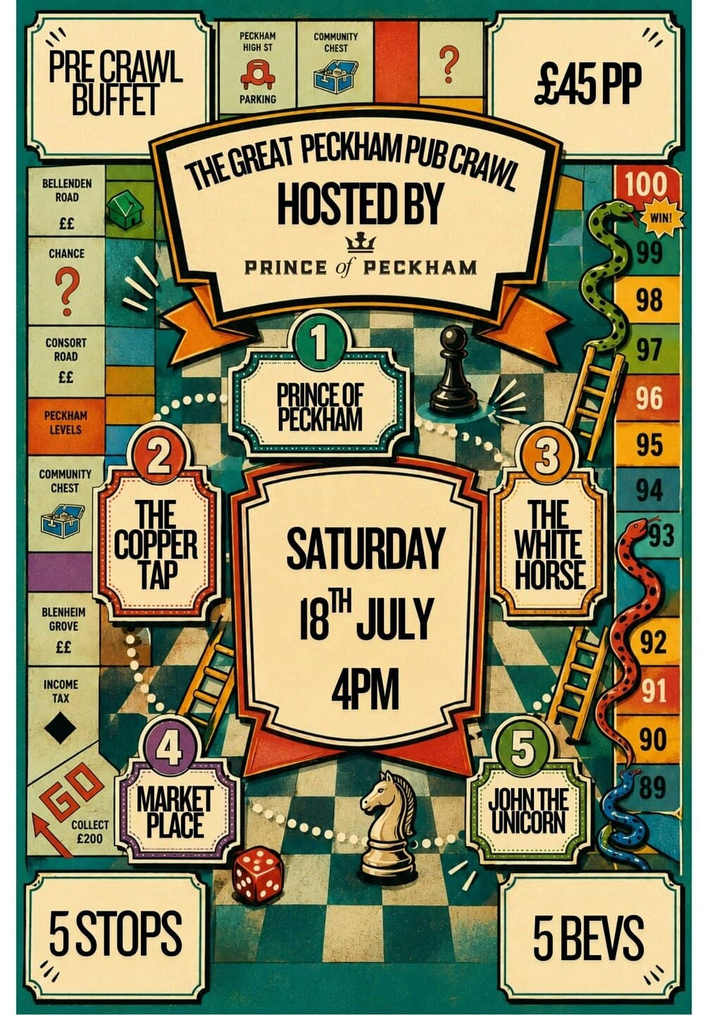 The Great Peckham Pub Crawl