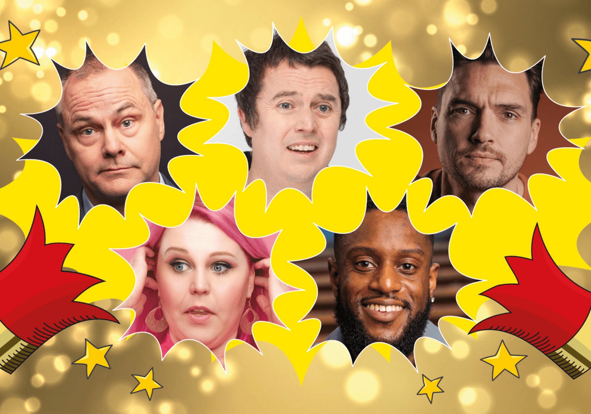 Christmas Crackers, Jack Dee, Paul McCaffrey, Jack Skipper, Lindsey Santoro, Limahl Germain