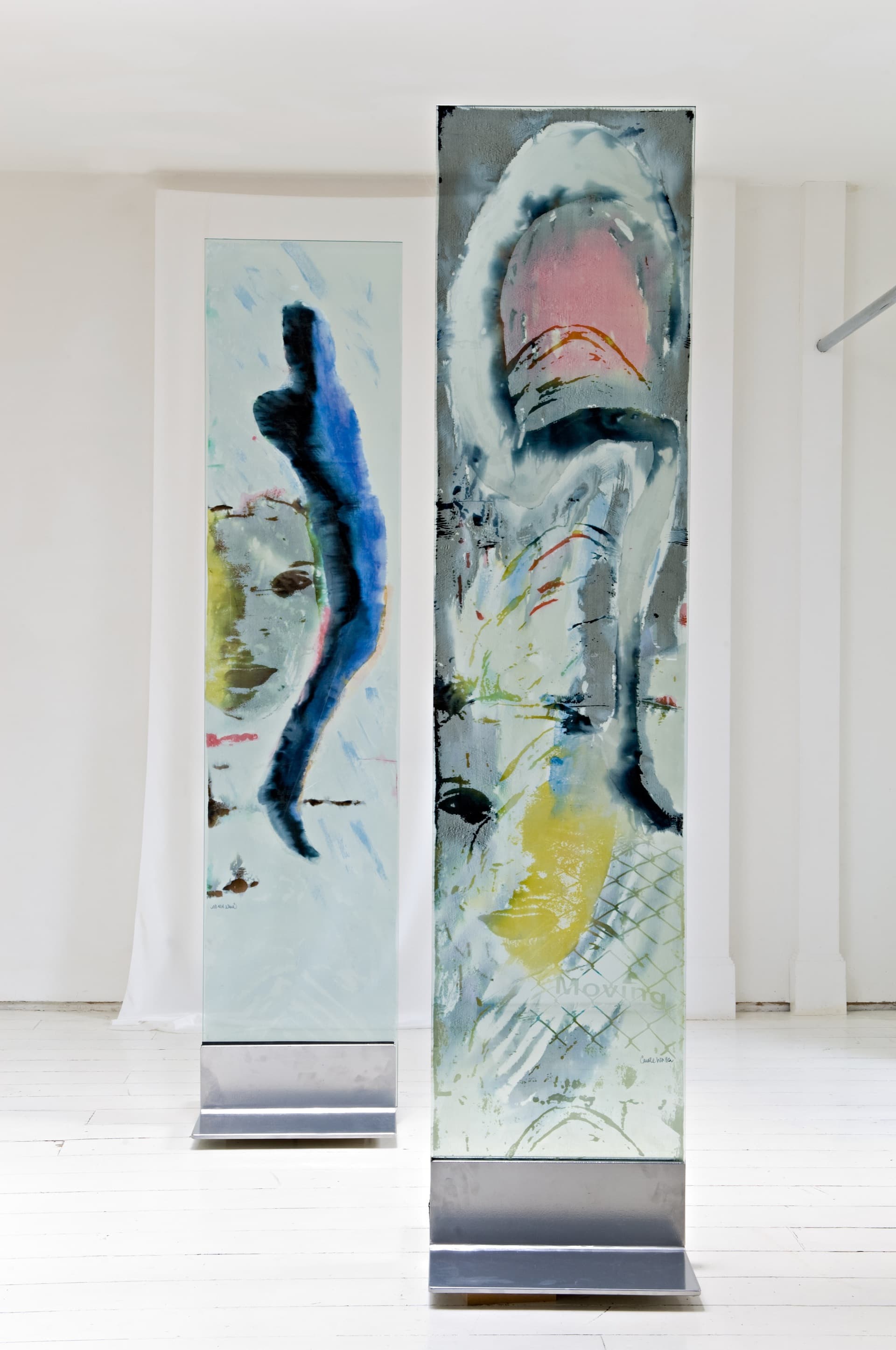 Carole Waller: 'Portal' Paintings and Prints on Paper & Cloth