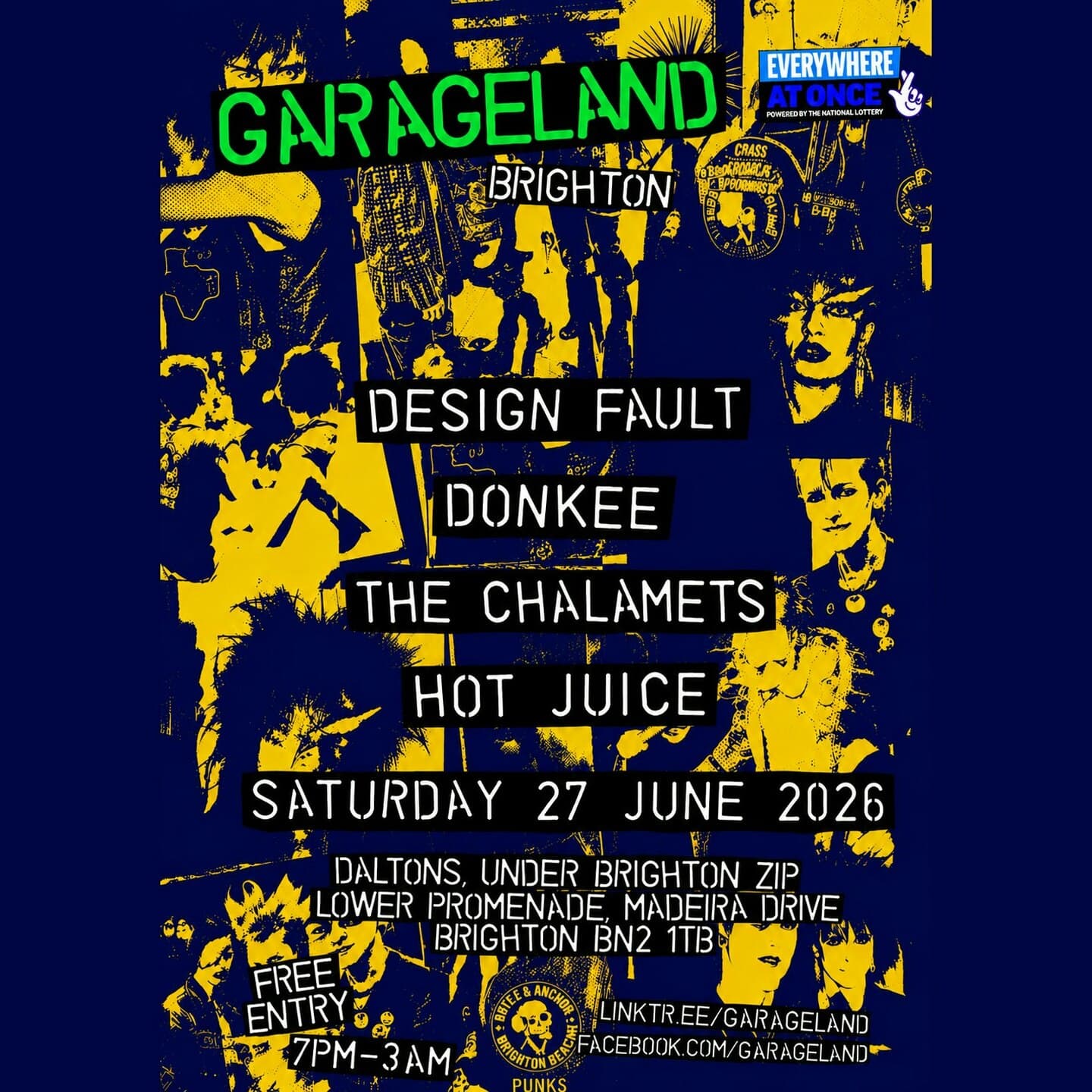 Garageland Brighton - Design Fault, Donkee, The Chalamets, Hot Juice + More