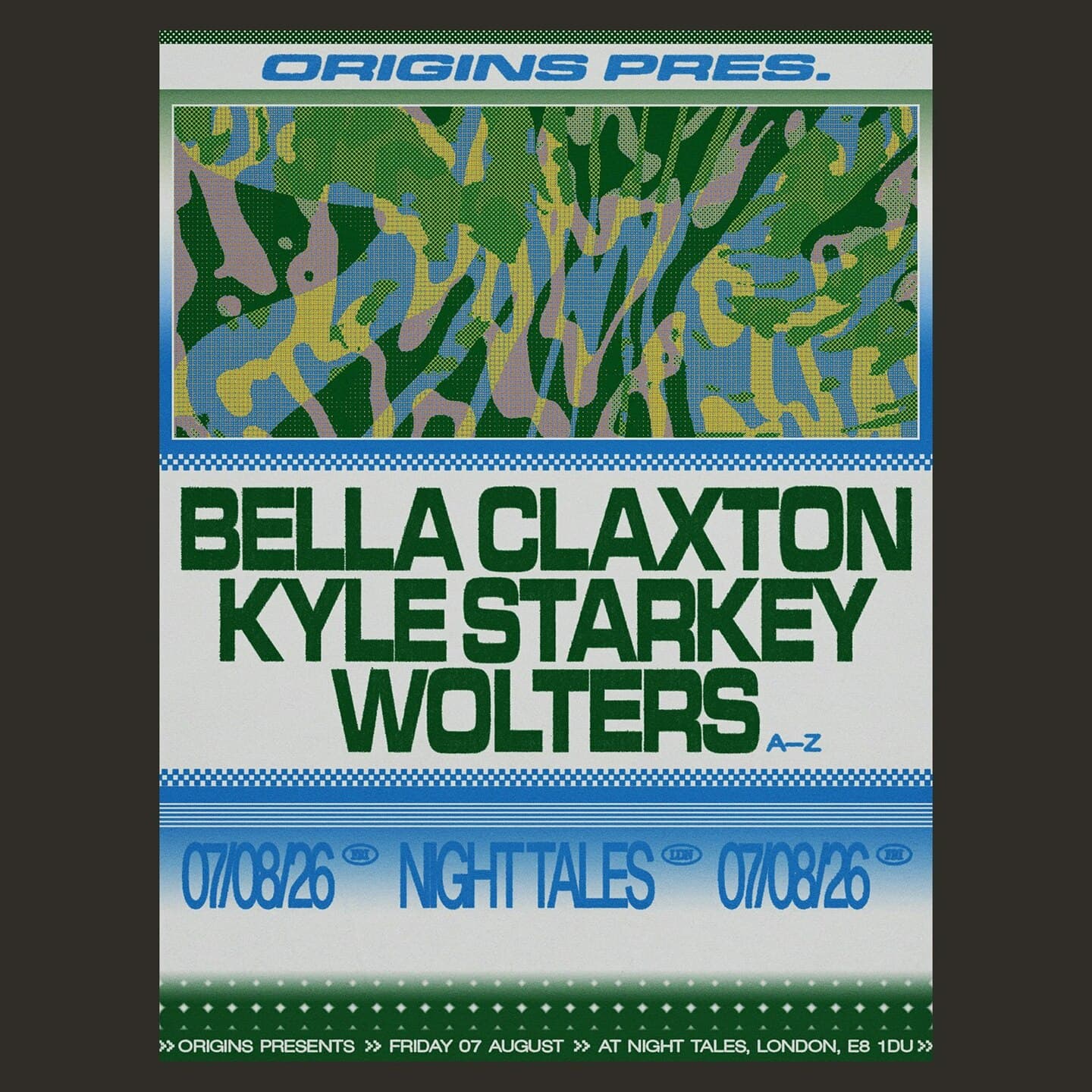 Origins: Kyle Starkey, Bella Claxton, Wolters
