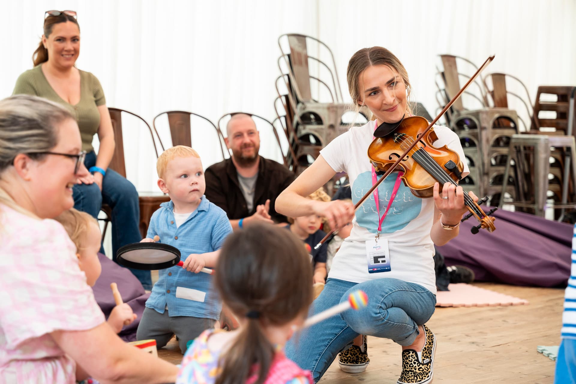 Ceilidh Tots at Piping Live!
