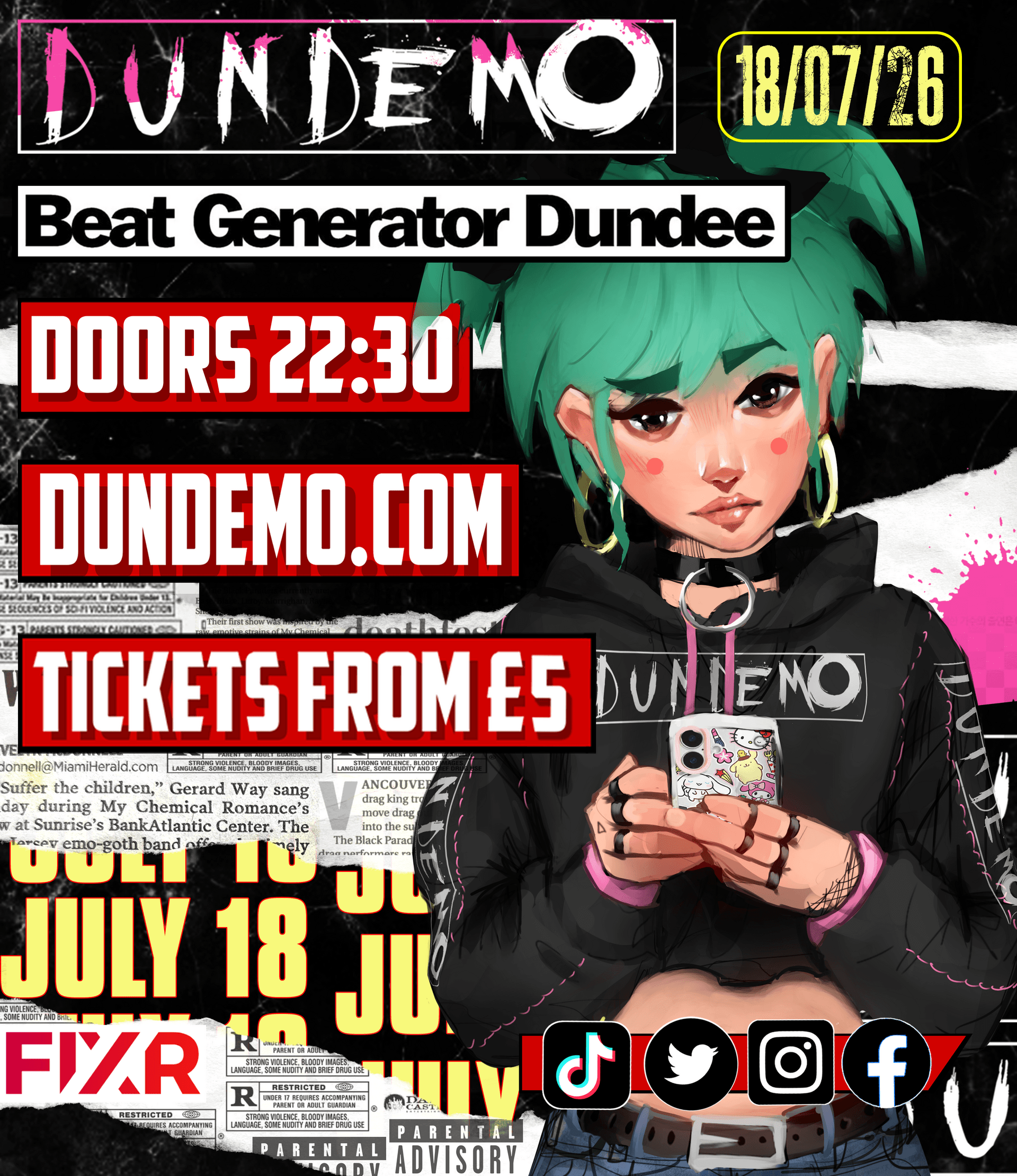 Dundemo (Scotland's Biggest Emo Pop Punk Night)