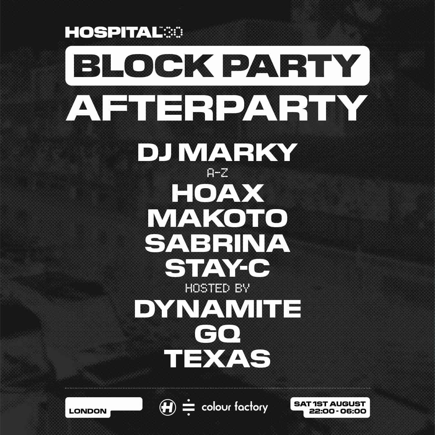 Hospital30 Block Party - Official Afterparty