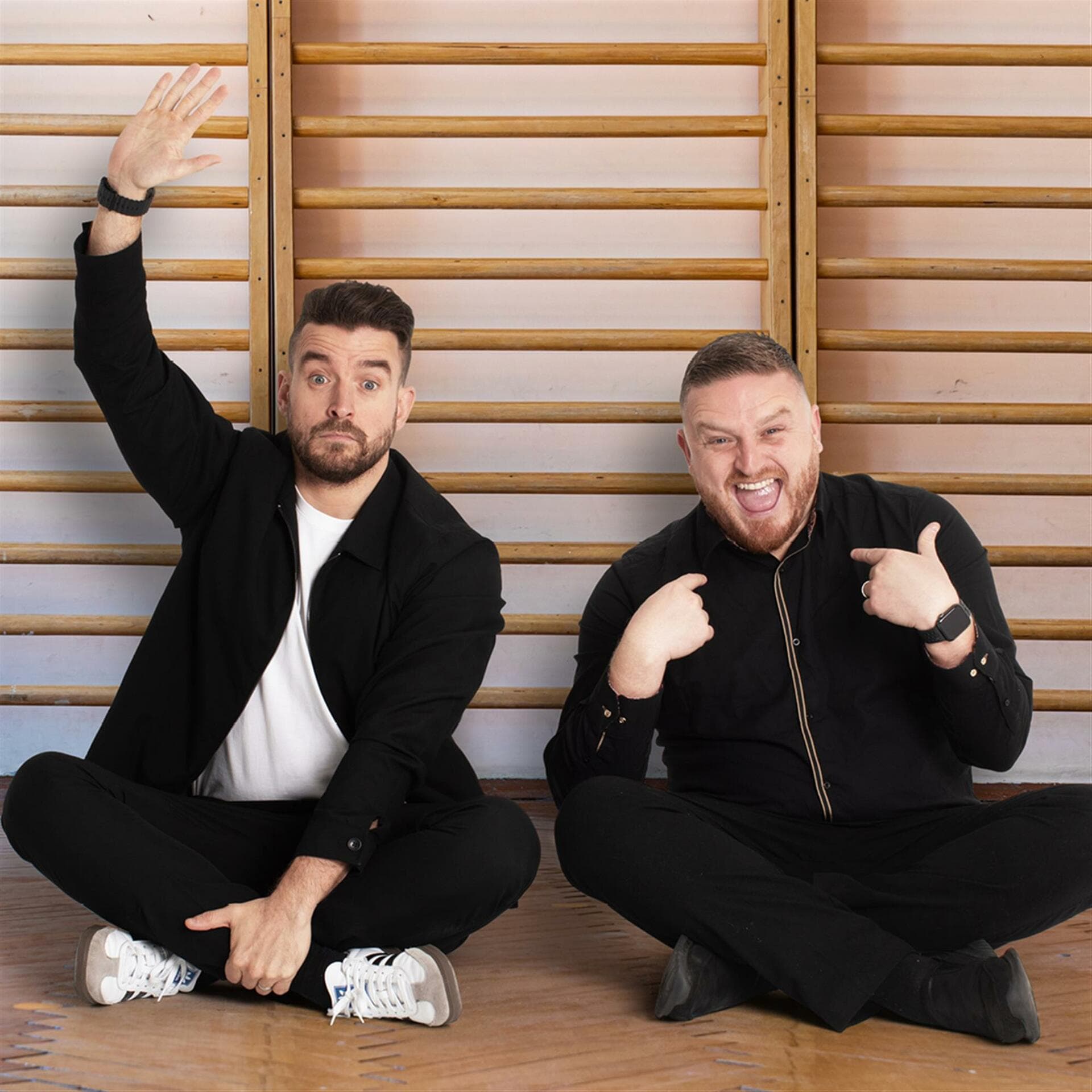 Two Mr P's in a Podcast Live