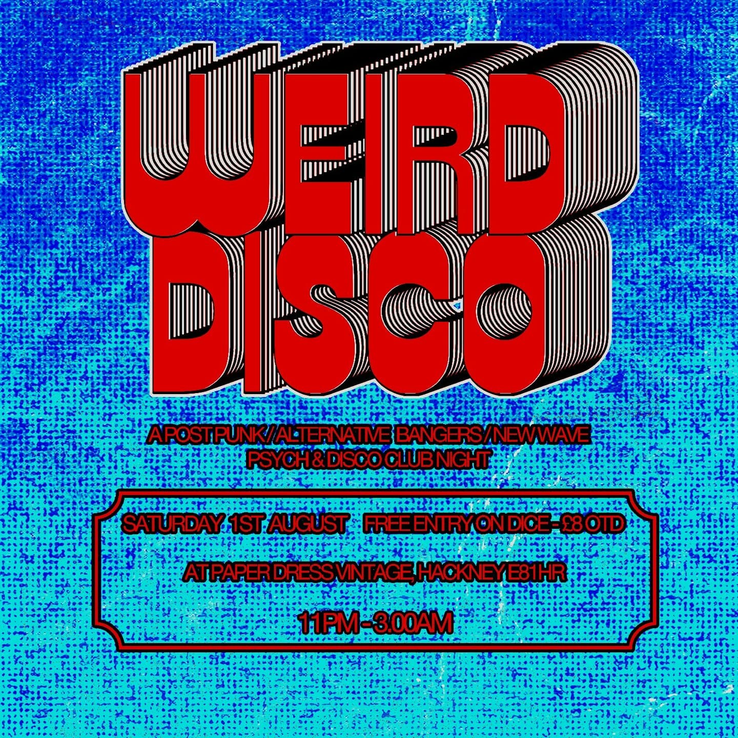 Weird Disco Club Night