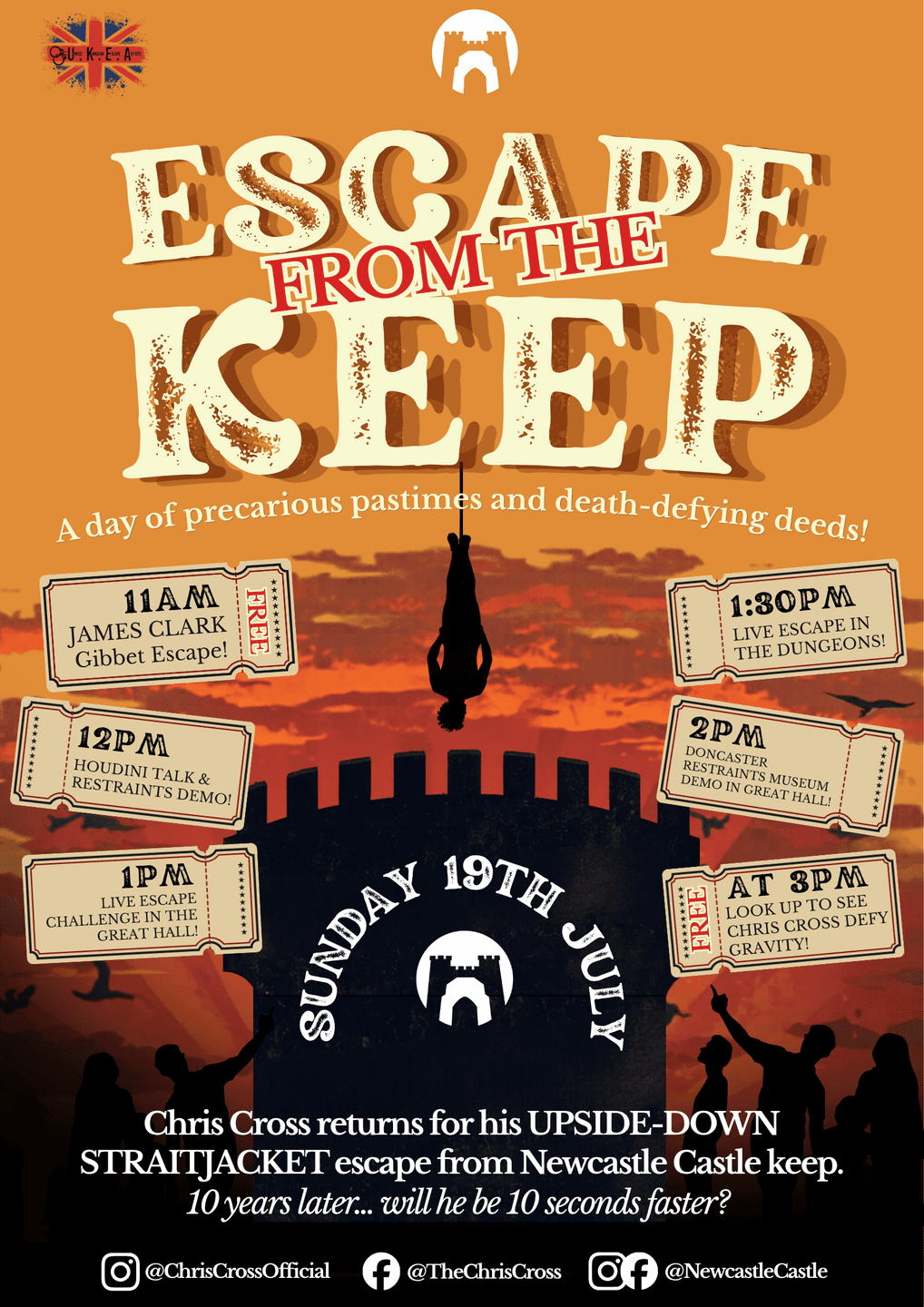 Escape from the Keep: A day of precarious pastimes & death-defying deeds