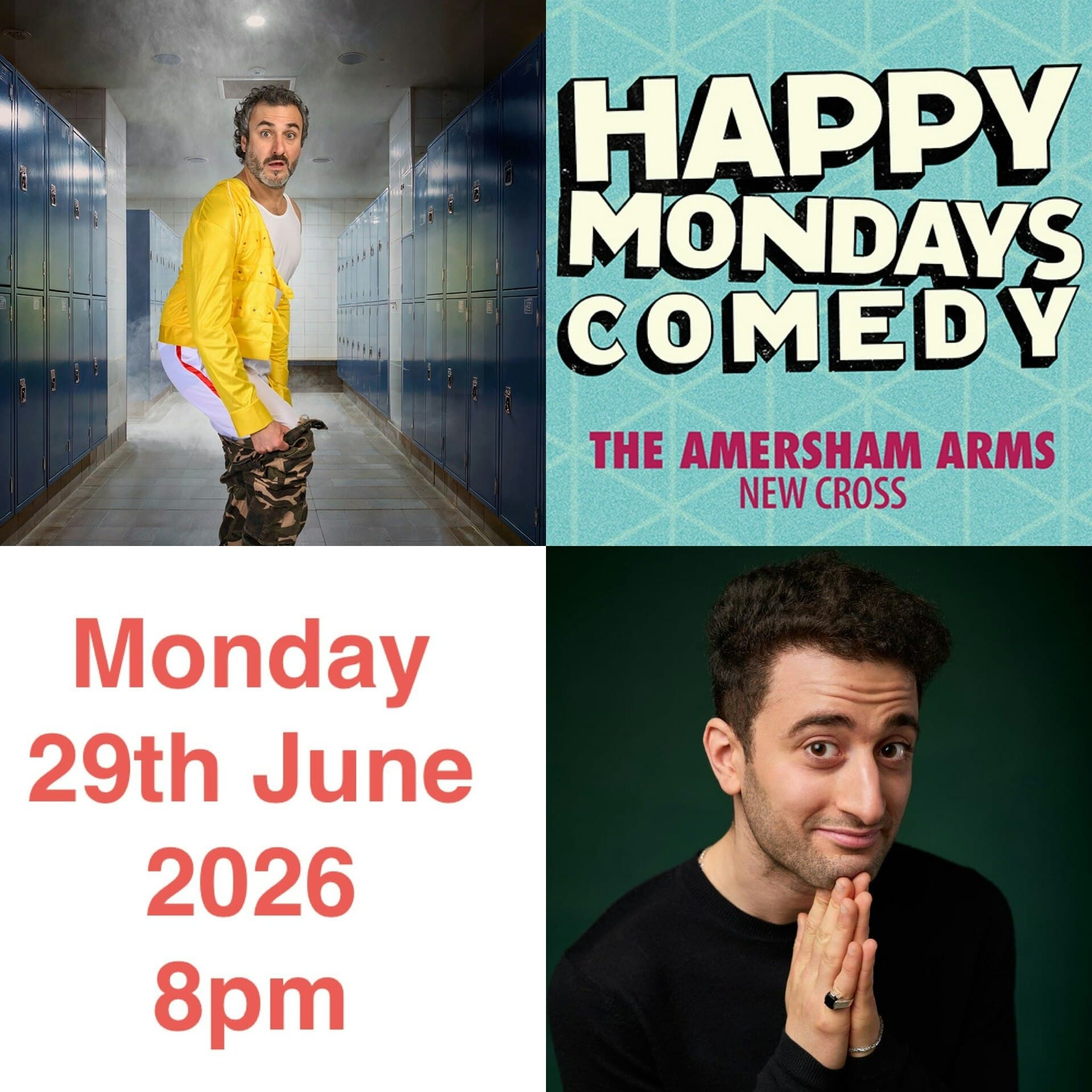 Happy Mondays Comedy
